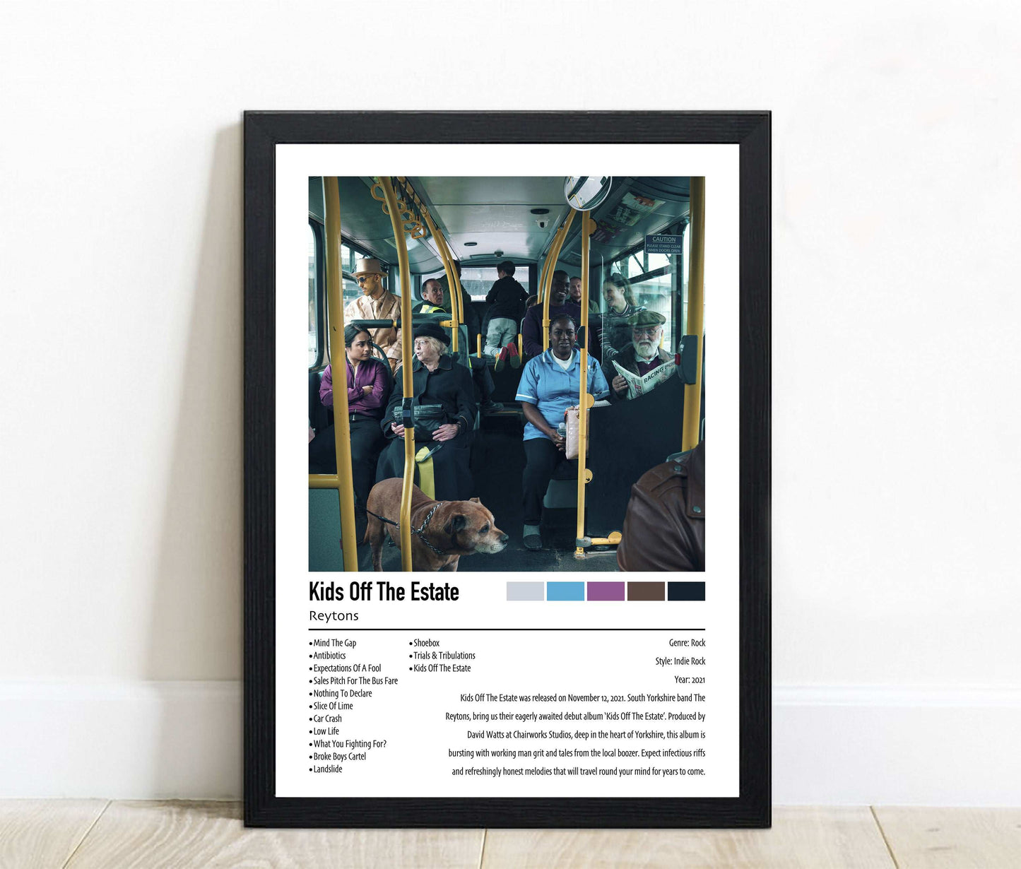 Reytons | Kids Off The Estate | Custom Album Cover Poster Print