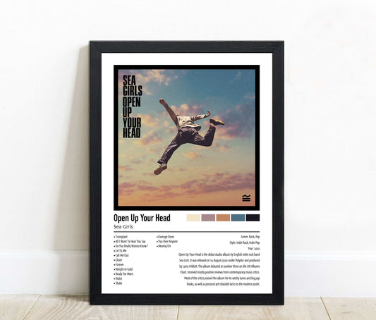 Sea Girls | Open Up Your Head | Custom Album Cover Poster Print