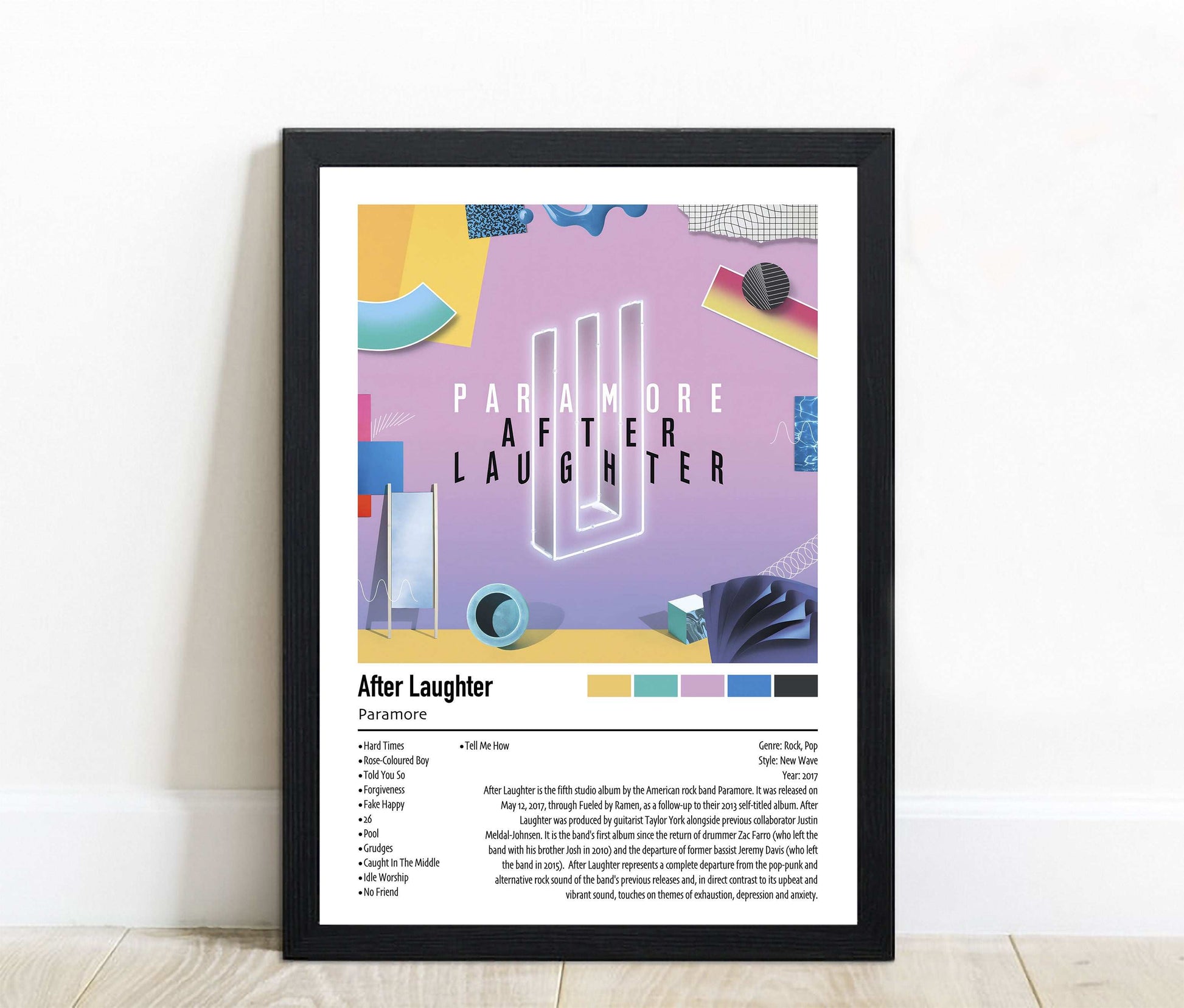 Paramore | After Laughter | Custom Album Cover Poster Print