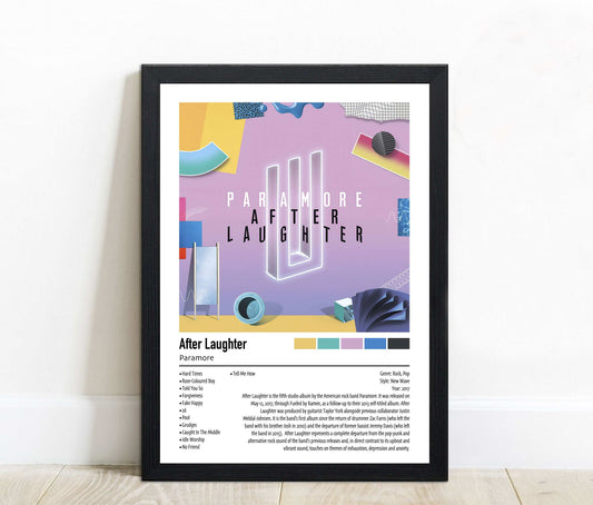 Paramore | After Laughter | Custom Album Cover Poster Print