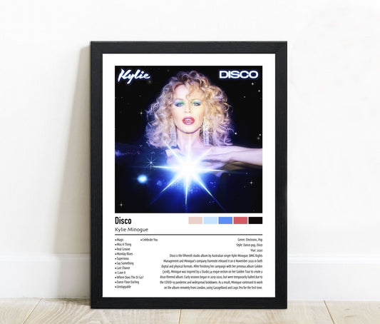 Kylie Minogue | Disco | Custom Album Cover Poster Print