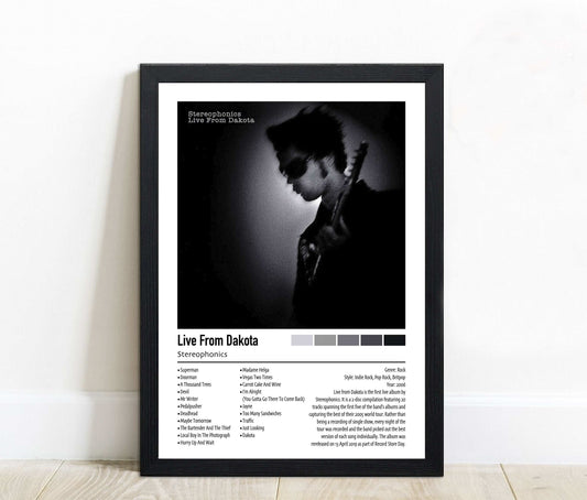 Stereophonics | Live From Dakota | Custom Album Cover Poster Print
