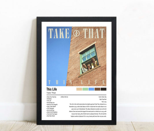 Take That | This Life | Custom Album Cover Poster Print