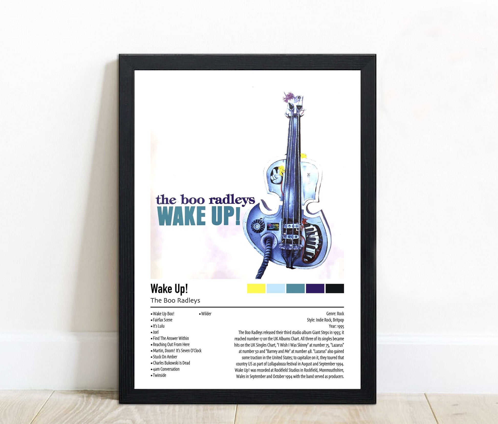 The Boo Radleys | Wake Up! | Custom Album Cover Poster Print