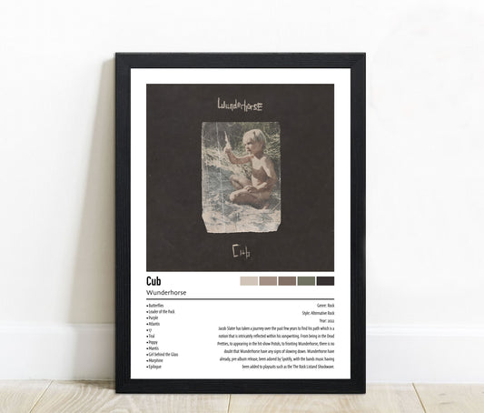 Wunderhorse | Cub | Custom Album Cover Poster Print