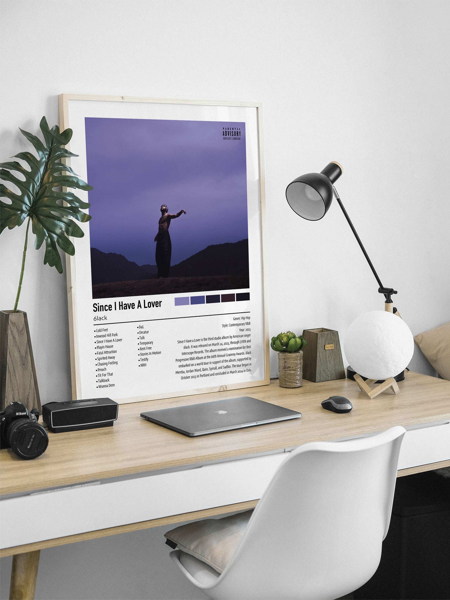 6lack | Since I Have A Lover | Custom Album Cover Poster Print