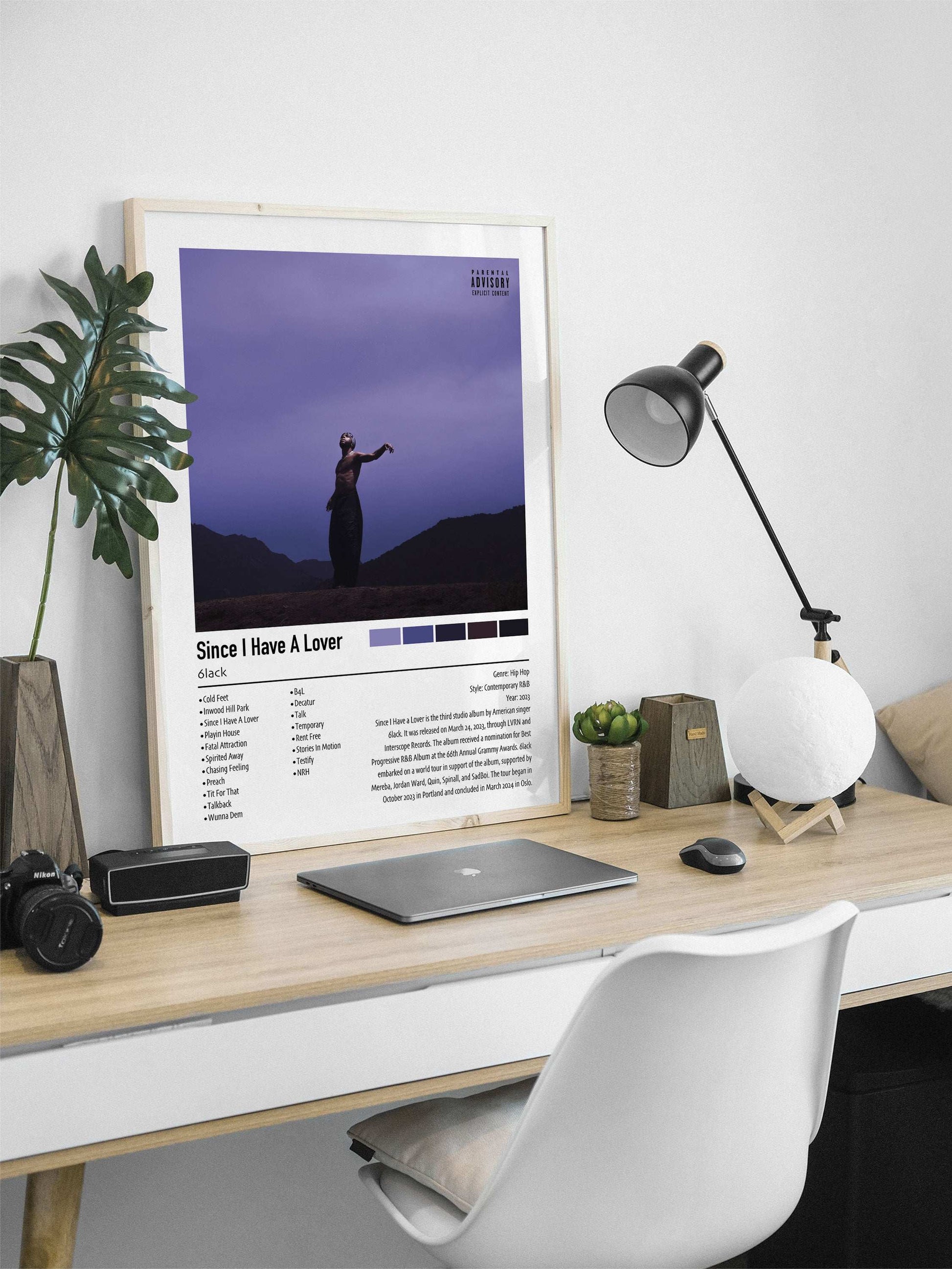 6lack | Since I Have A Lover | Custom Album Cover Poster Print