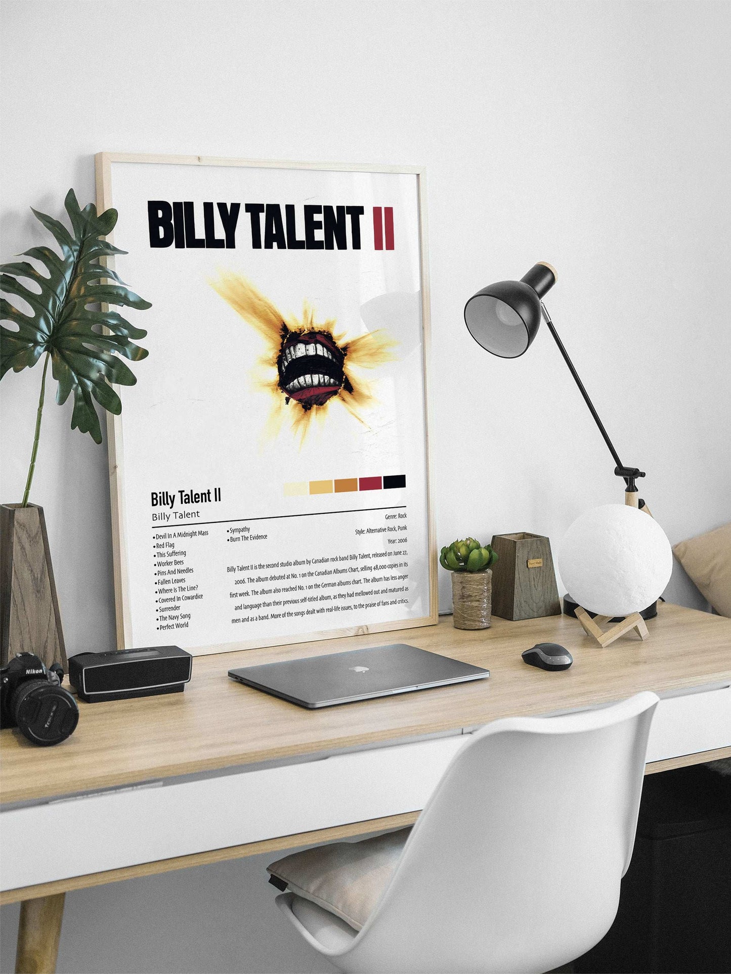 Billy Talent | Billy Talent Il | Custom Album Cover Poster Print