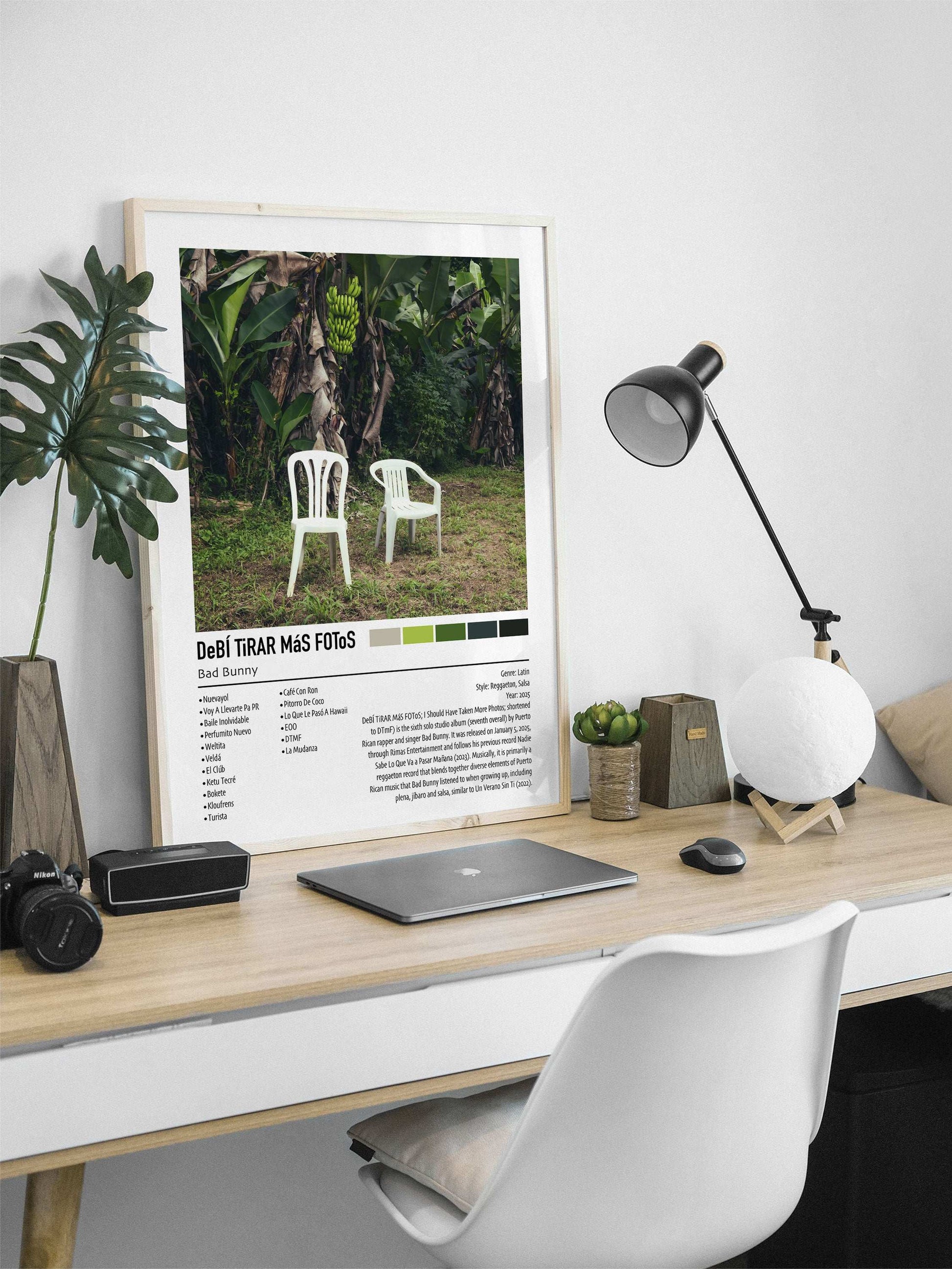 Bad Bunny | DeBi TiRAR MáS FOTOS | Custom Album Cover Poster Print