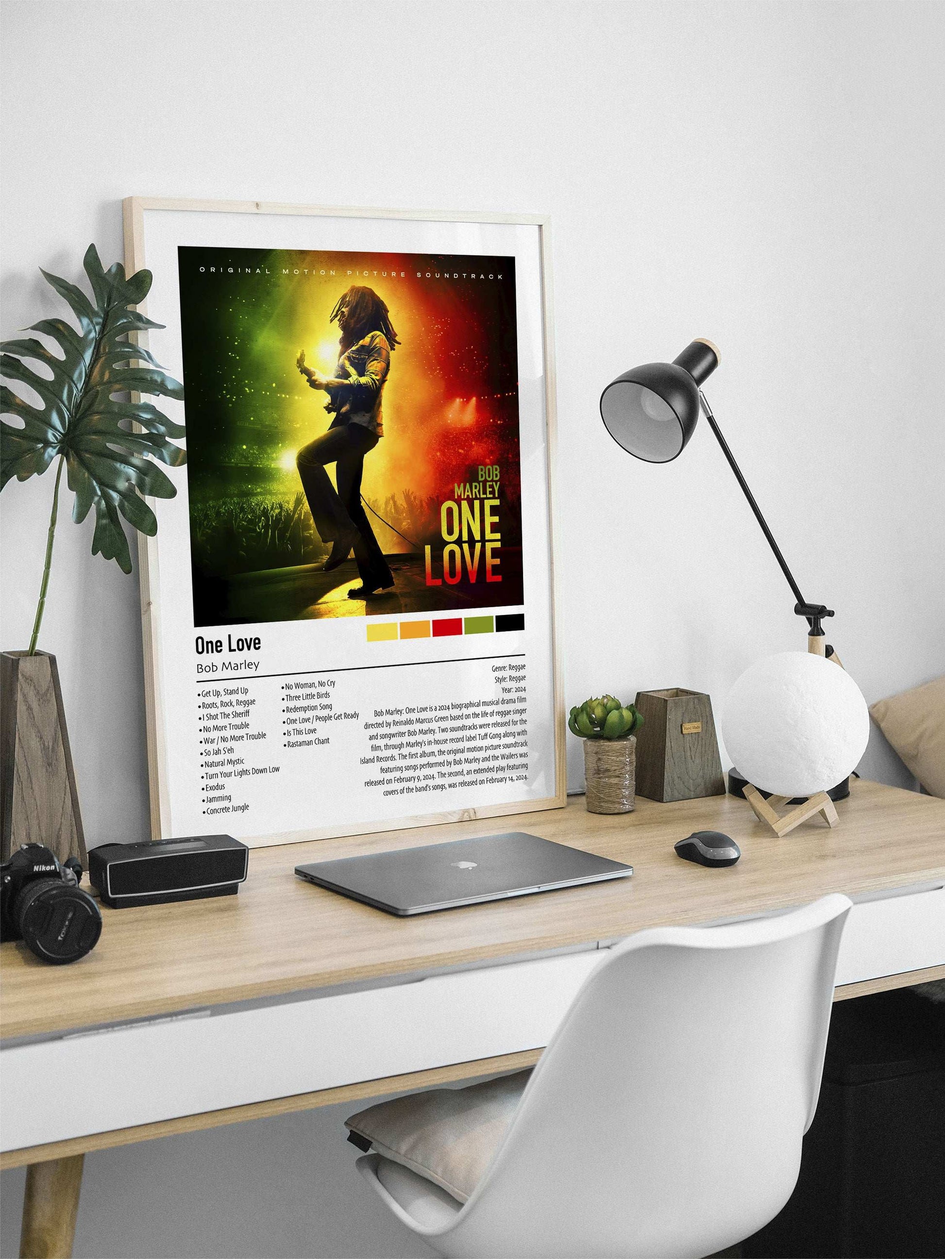 Bob Marley | One Love Soundtrack | Custom Album Cover Poster Print