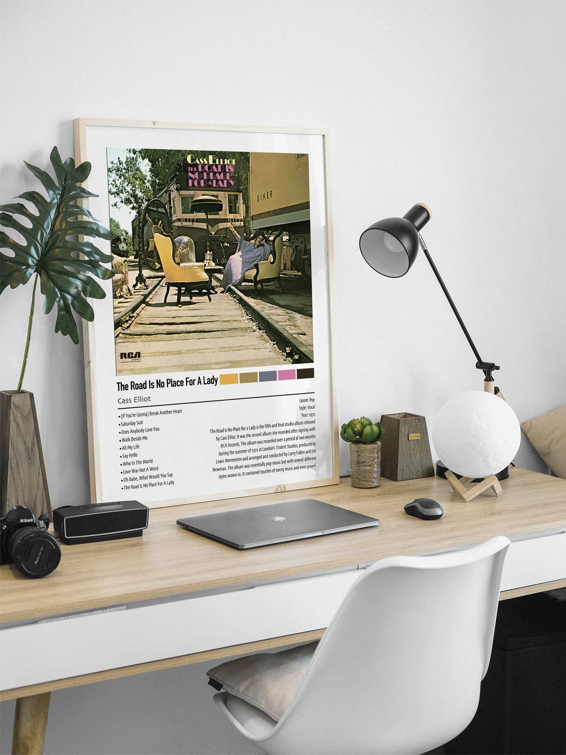 Cass Elliot | The Road Is No Place For A Lady | Custom Album Cover Poster Print