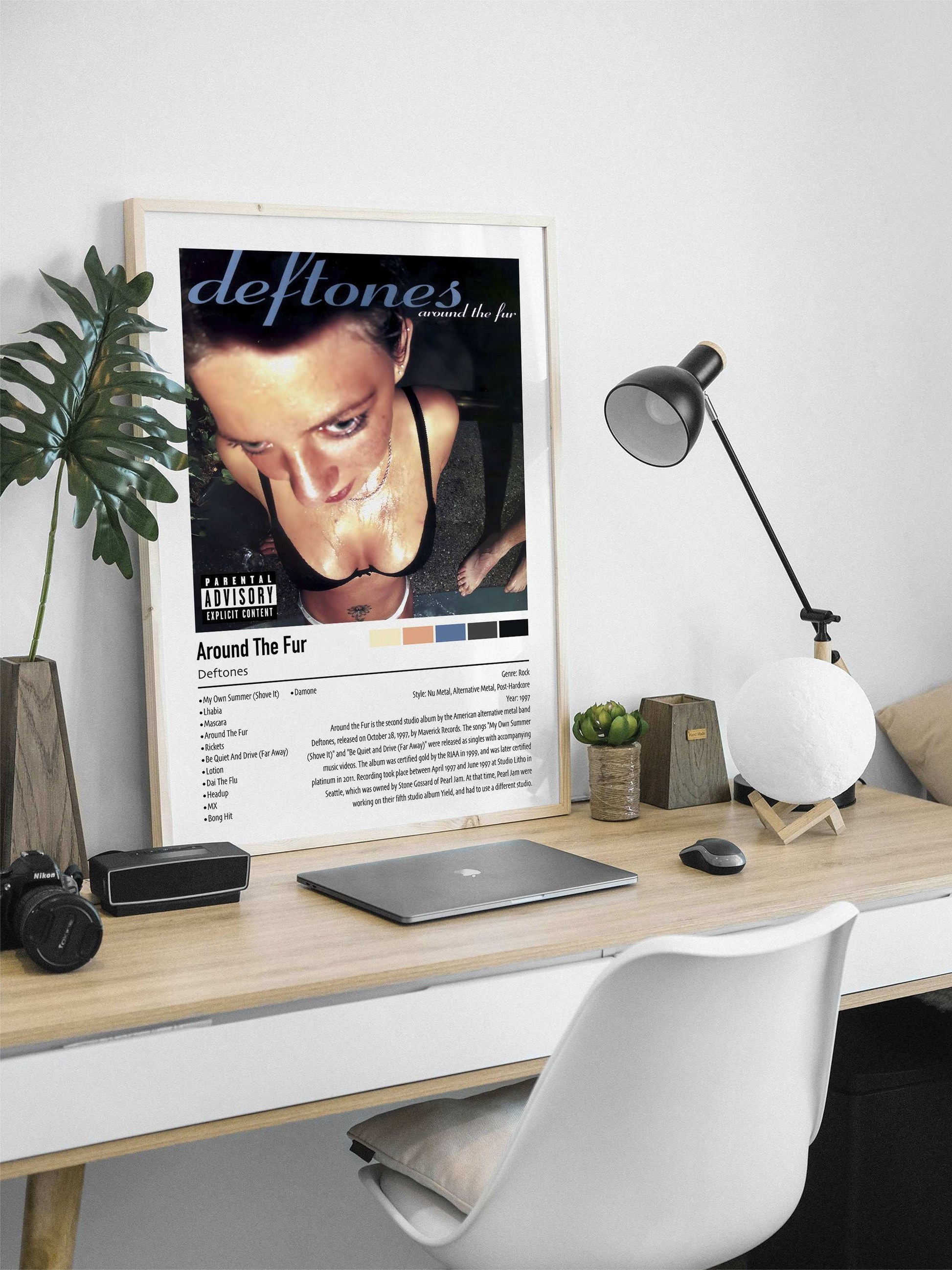 Deftones | Around The Fur | Custom Album Cover Poster Print