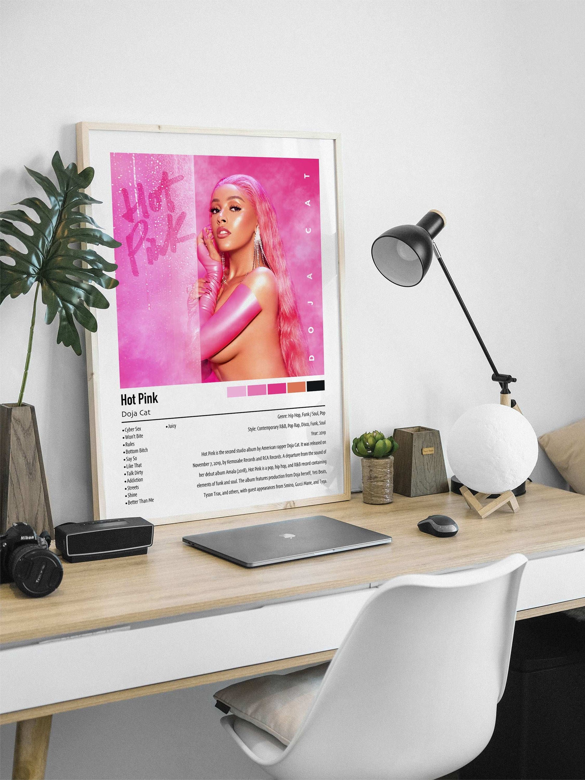 Doja Cat | Hot Pink | Custom Album Cover Poster Print