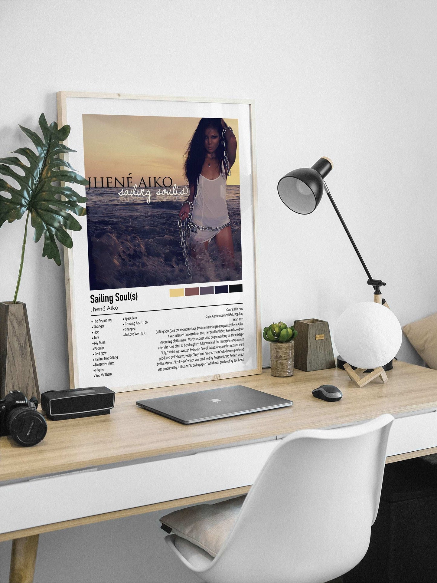 Jhené Aiko | Sailing Soul(s) | Custom Album Cover Poster Print