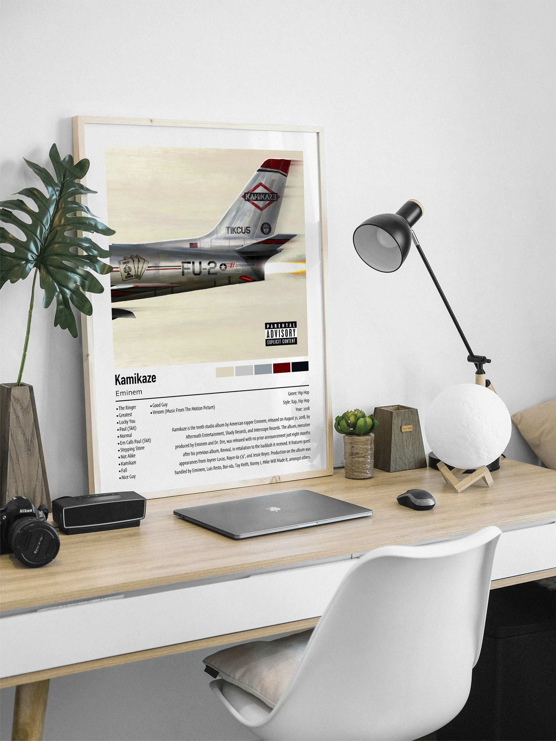 Eminem | Kamikaze | Custom Album Cover Poster Print