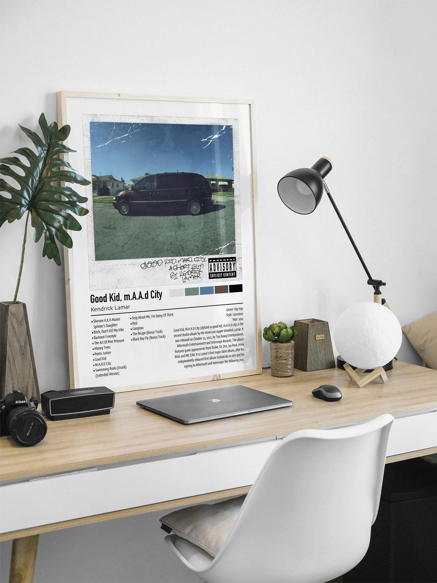 Kendrick Lamar | Good Kid, m.A.A.d City (Deluxe) | Custom Album Cover Poster Print