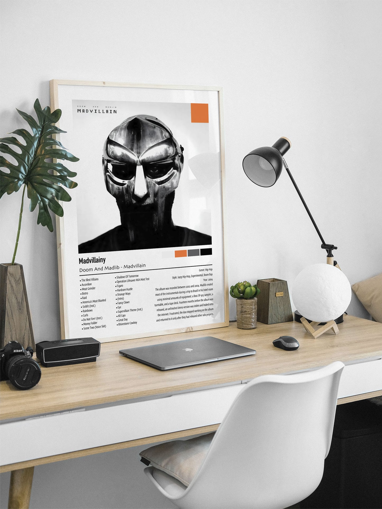 Madvillainy | Doom And Madlib - Madvillain | Custom Album Cover Poster Print