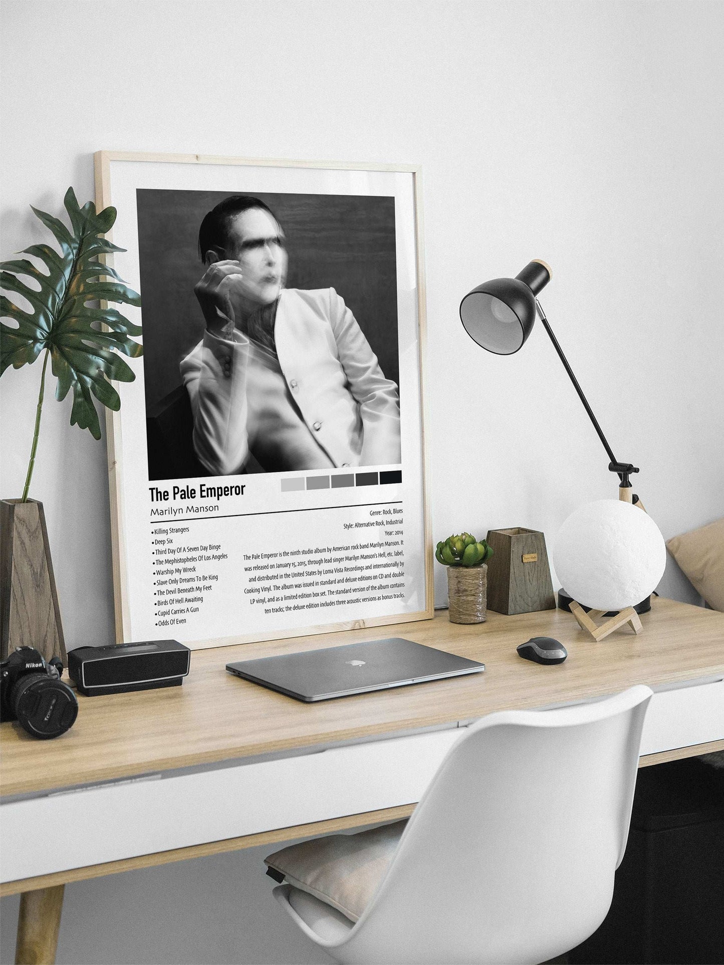 Marilyn Manson | The Pale Emperor | Custom Album Cover Poster Print