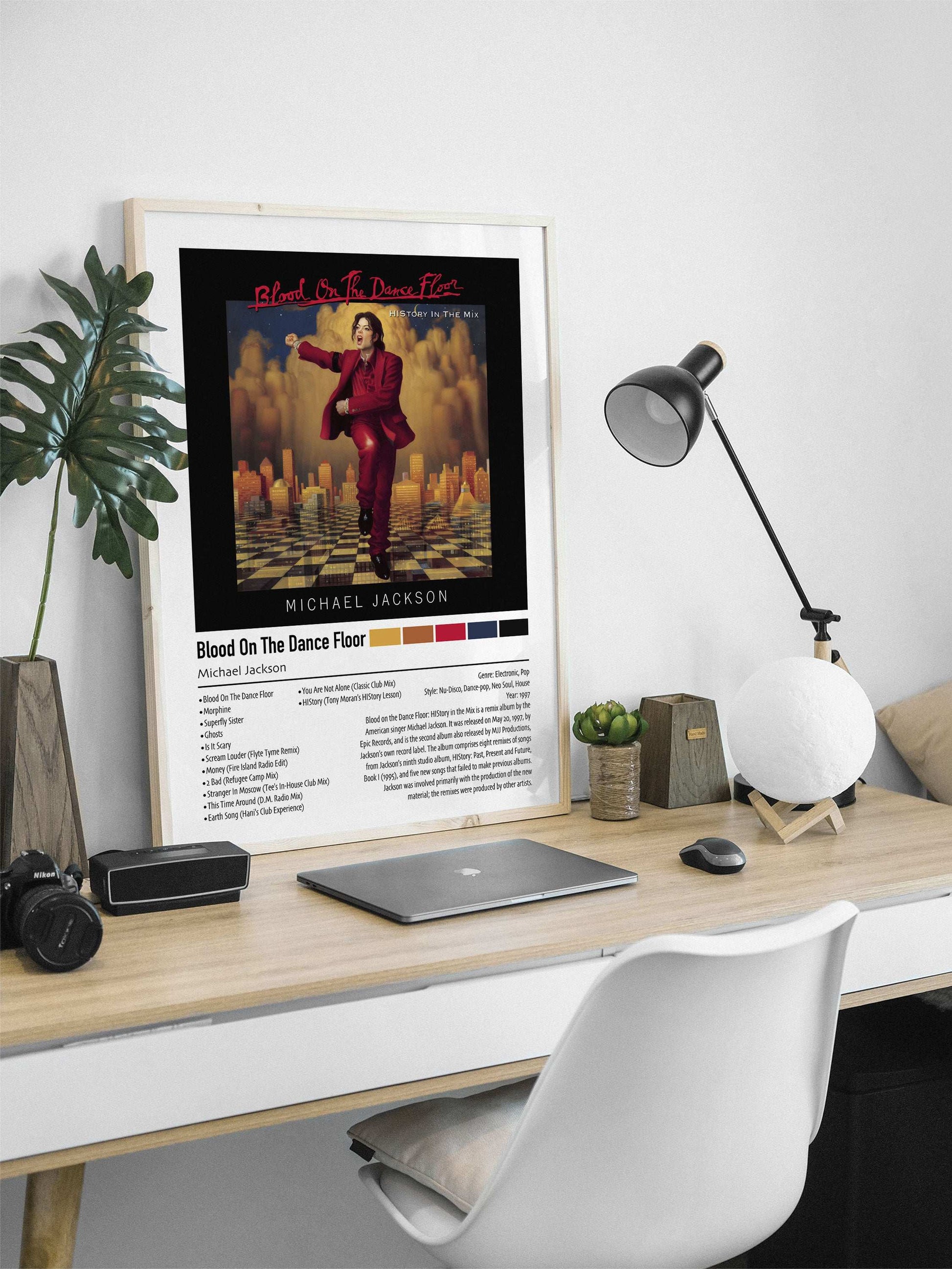Michael Jackson | Blood on the Dance Floor (HIStory in the Mix) | Custom Album Cover Poster Print