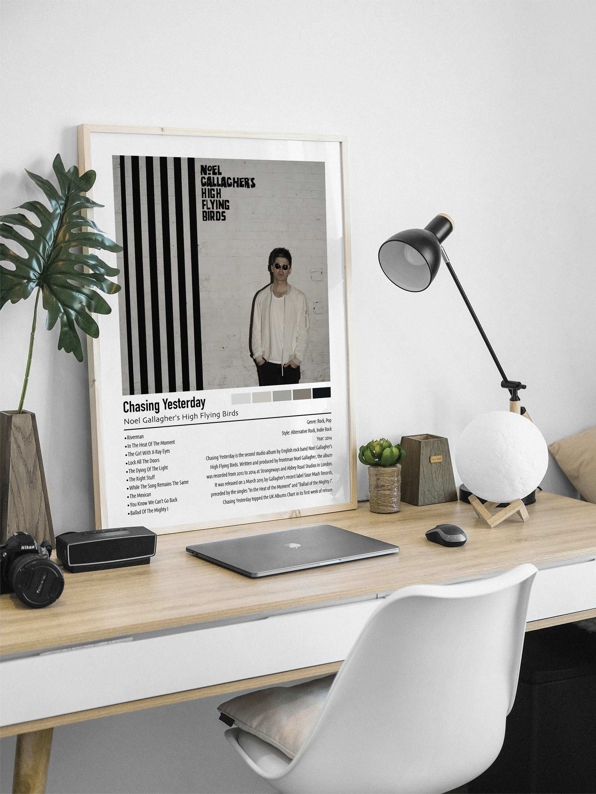 Noel Gallagher's High Flying Birds | Chasing Yesterday | Custom Album Cover Poster Print