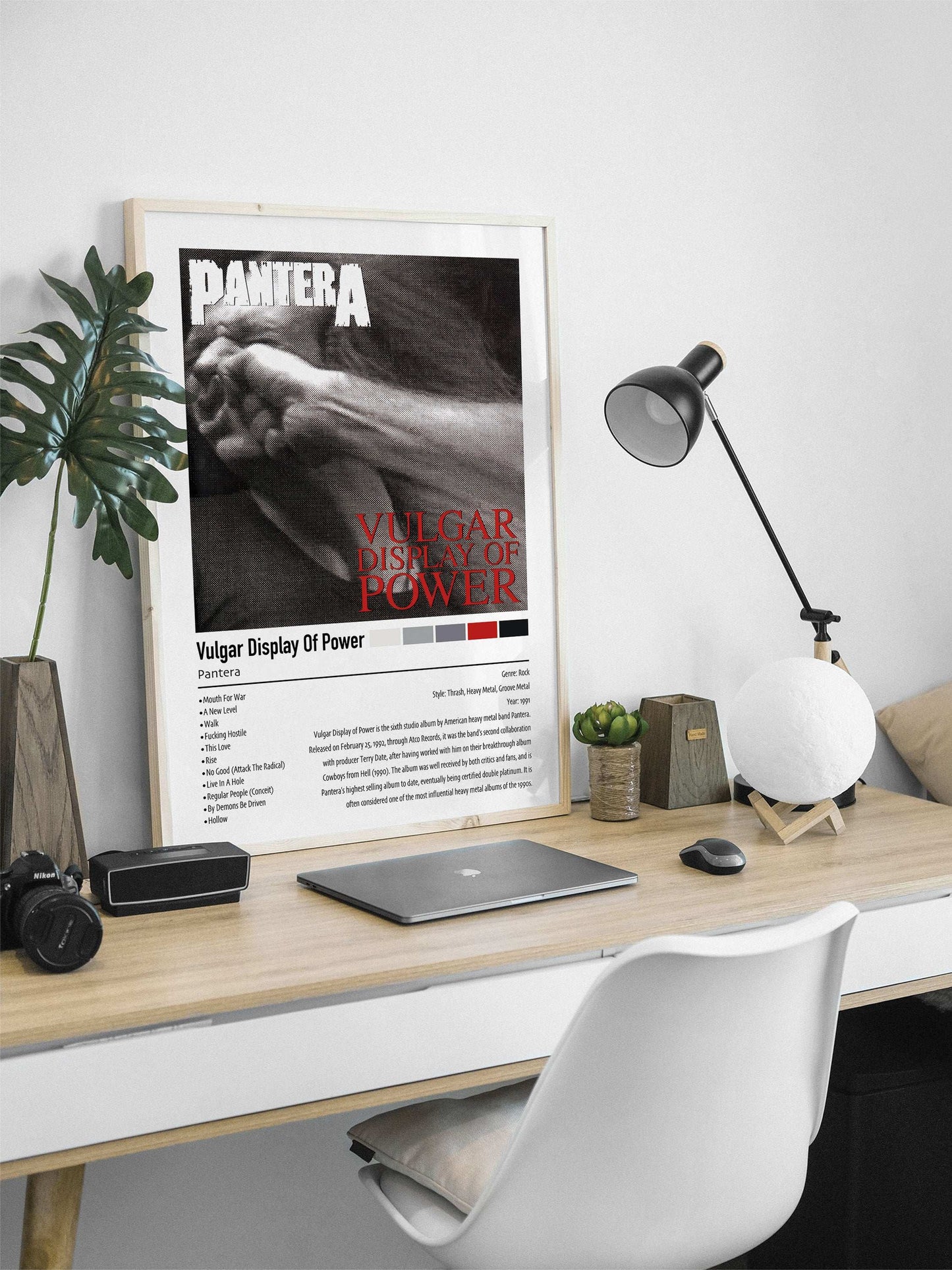 Pantera | Vulgar Display Of Power | Custom Album Cover Poster Print