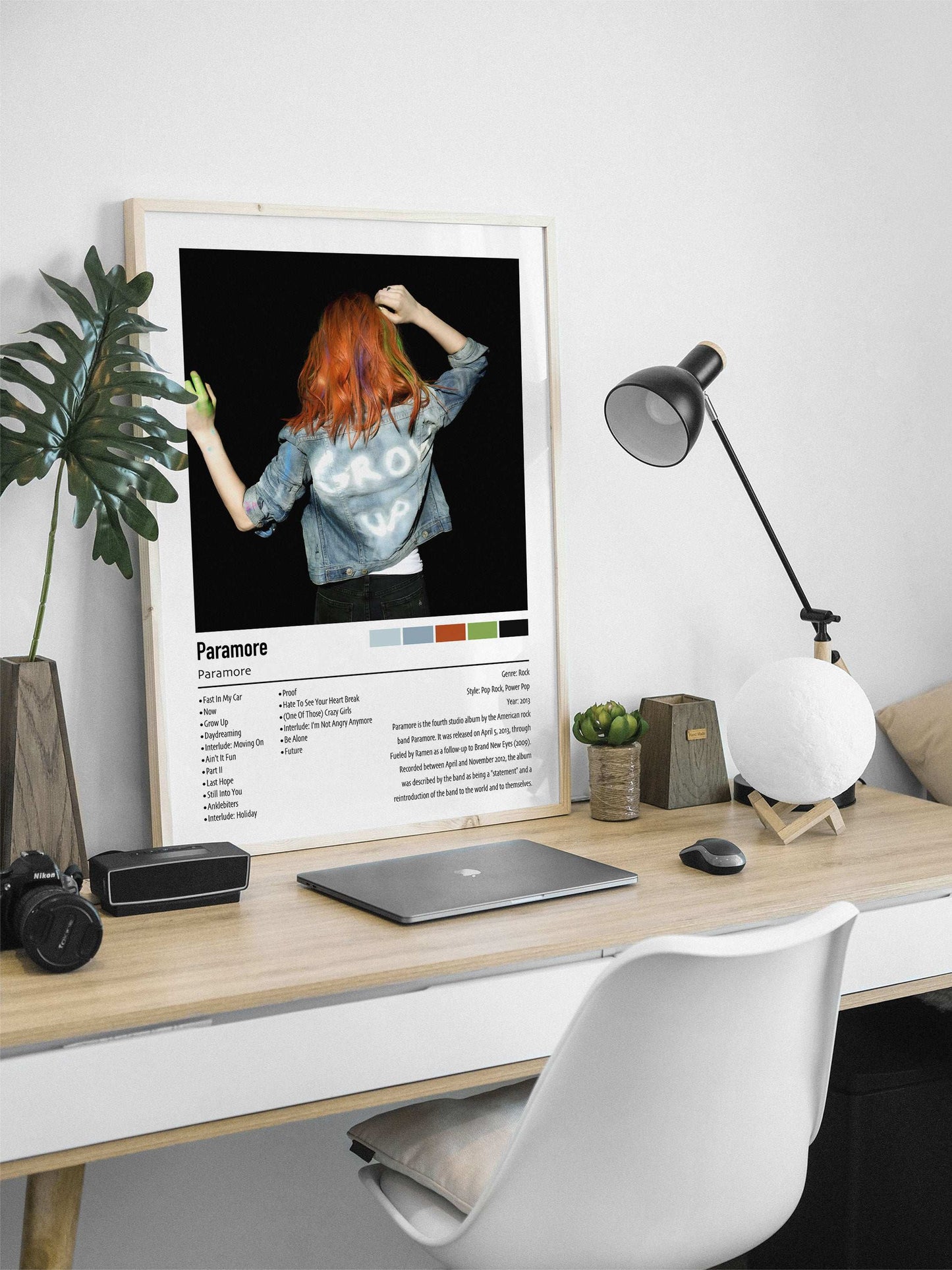 Paramore | Paramore | Custom Album Cover Poster Print