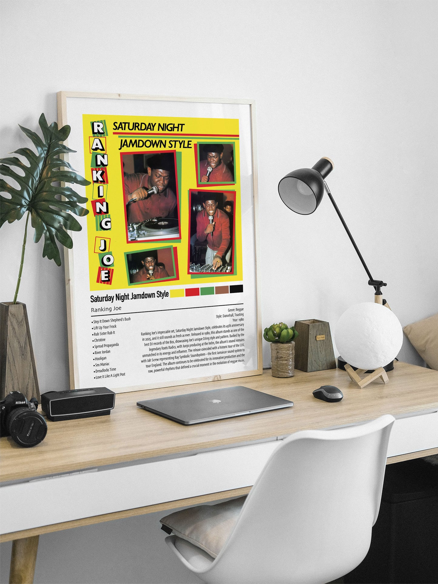 Ranking Joe | Saturday Night Jamdown Style | Custom Album Cover Poster Print