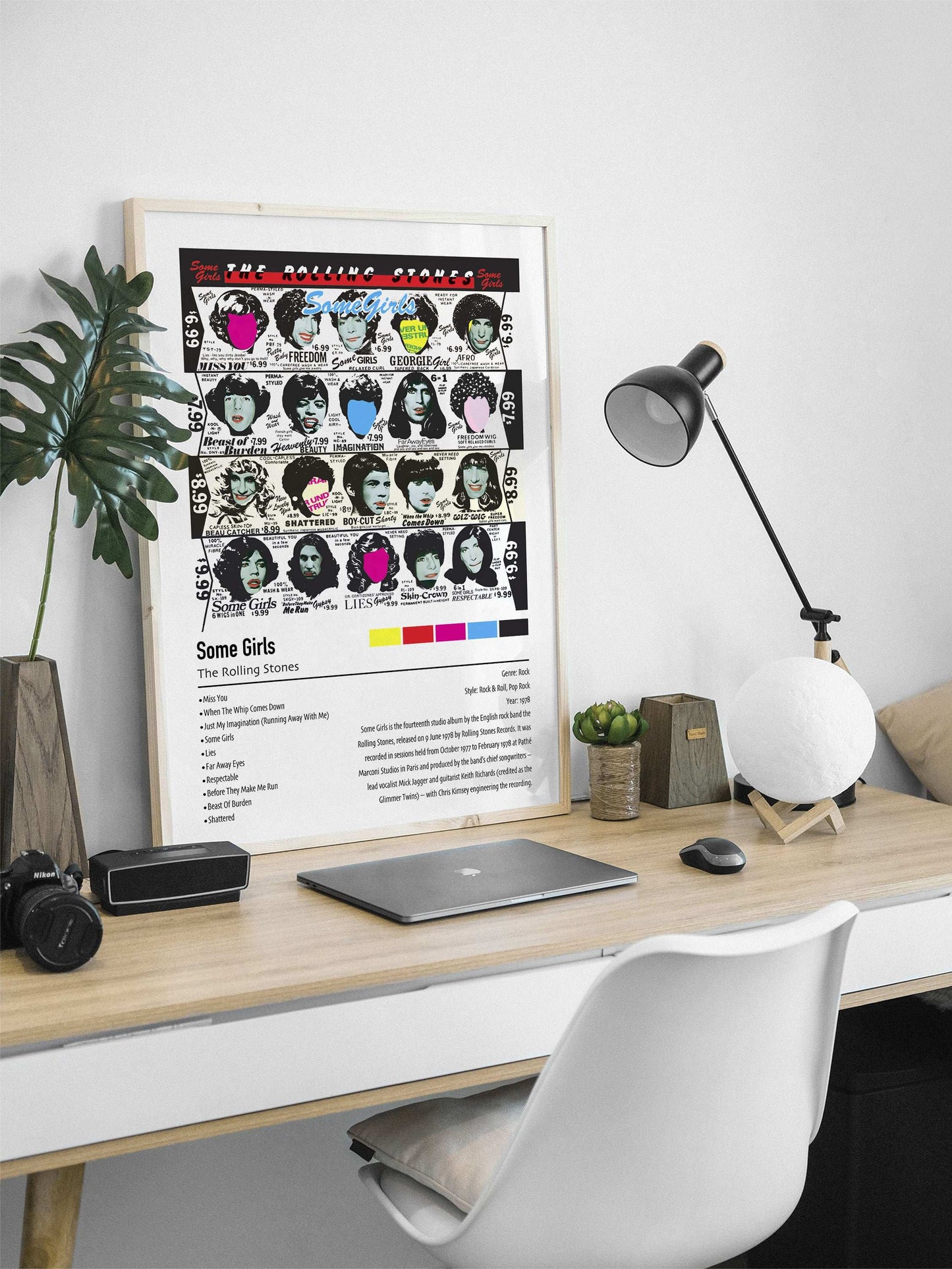 The Rolling Stones | Some Girls | Custom Album Cover Poster Print