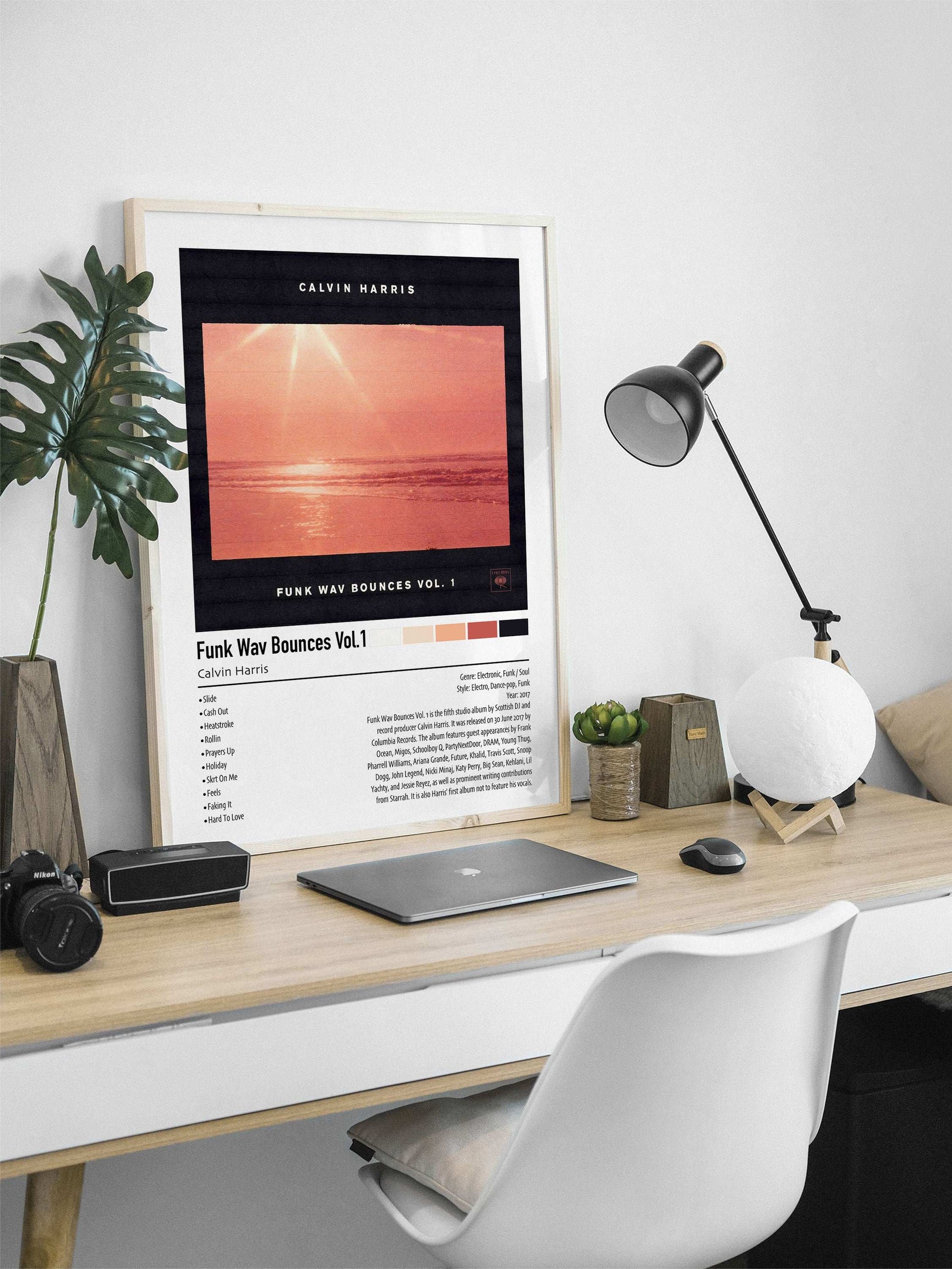 Calvin Harris | Funk Wav Bounces Vol.1 | Custom Album Cover Poster Print