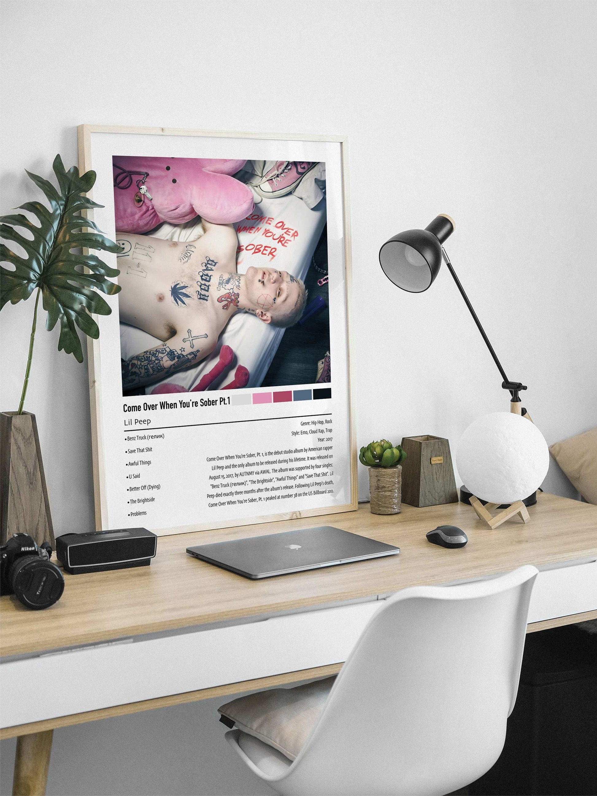 Lil Peep | Come Over When You're Sober Pt.1 | Custom Album Cover Poster Print