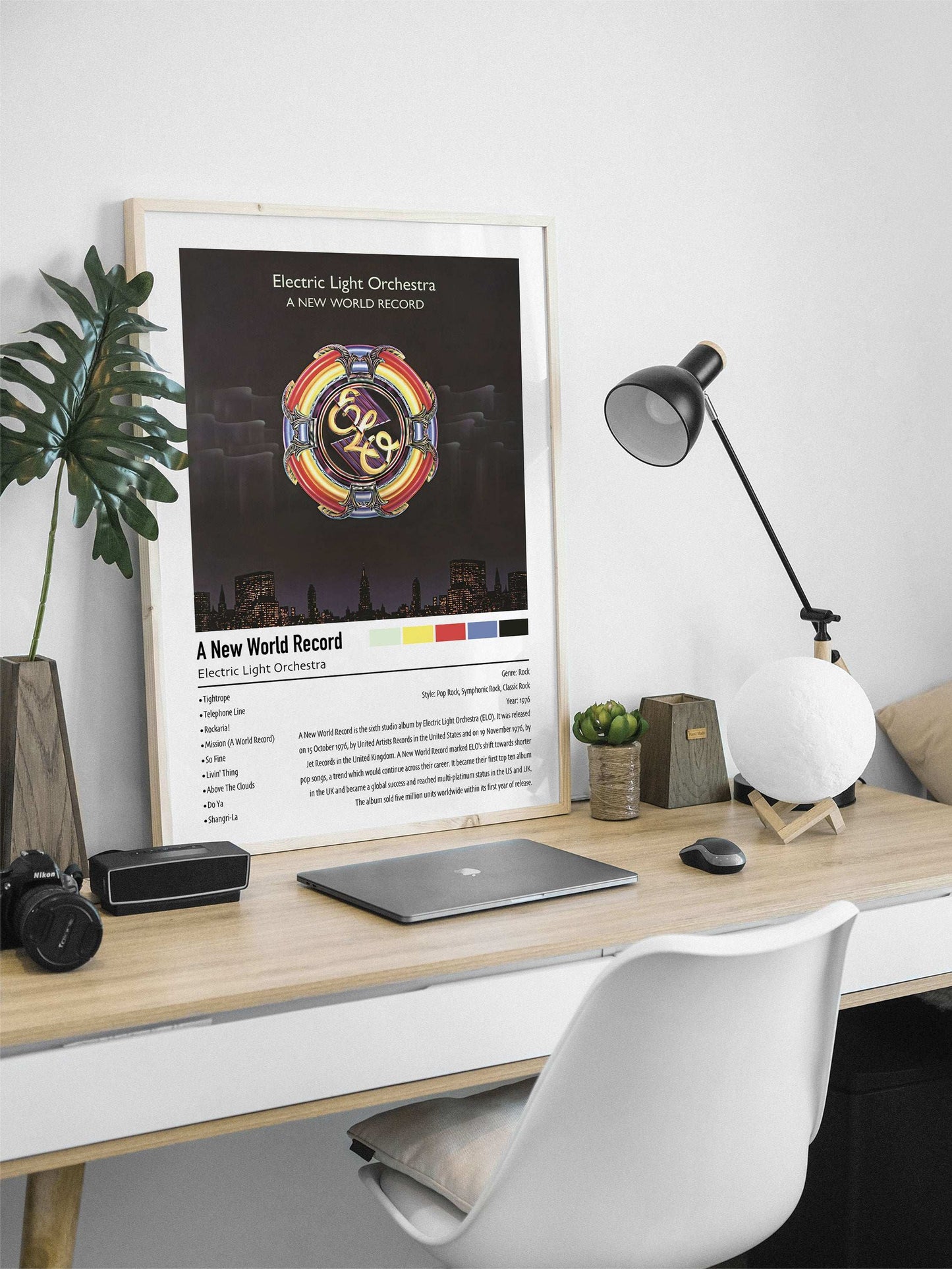 Electric Light Orchestra | A New World Record | Custom Album Cover Poster Print
