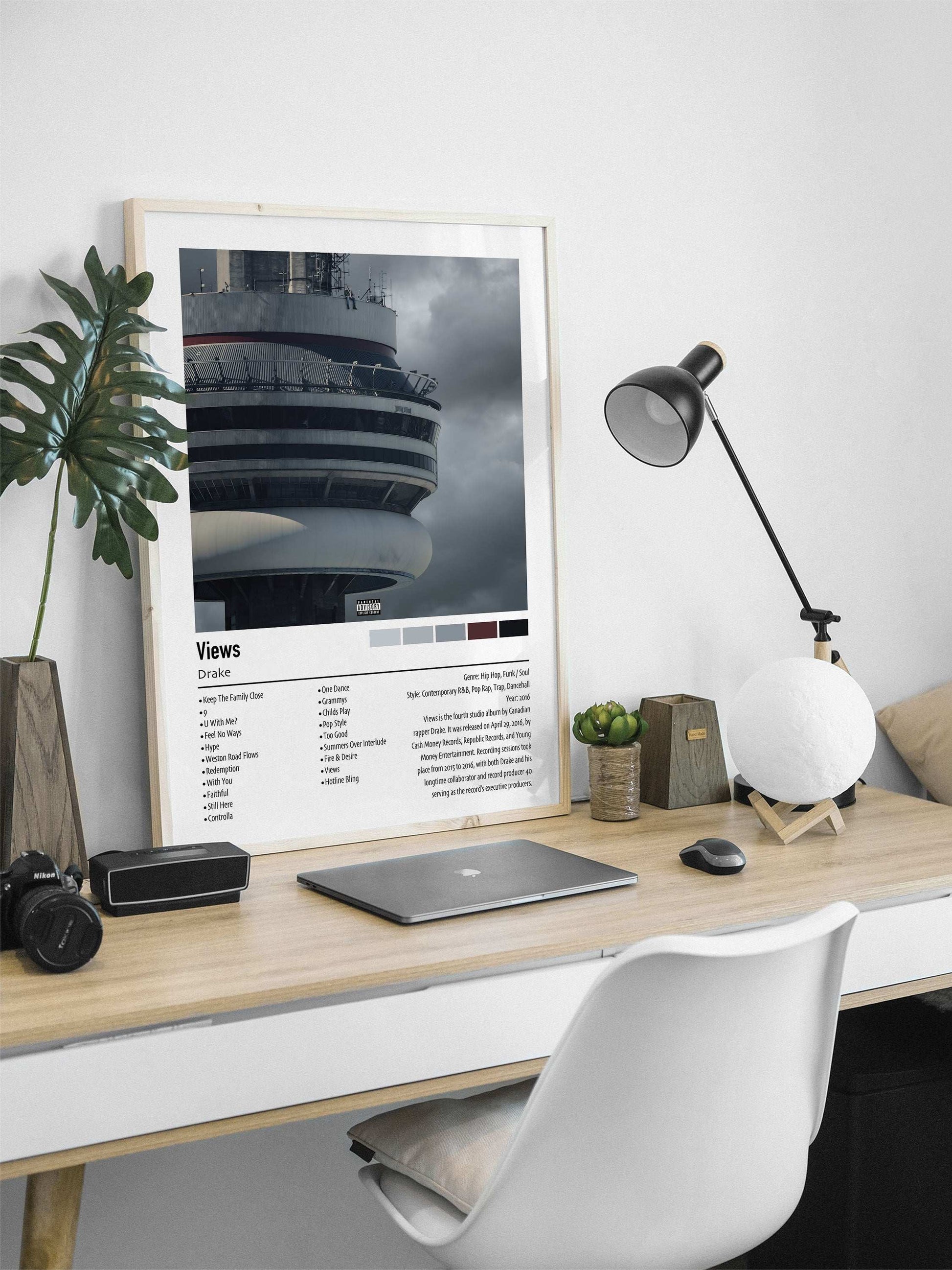 Drake | Views | Custom Album Cover Poster Print