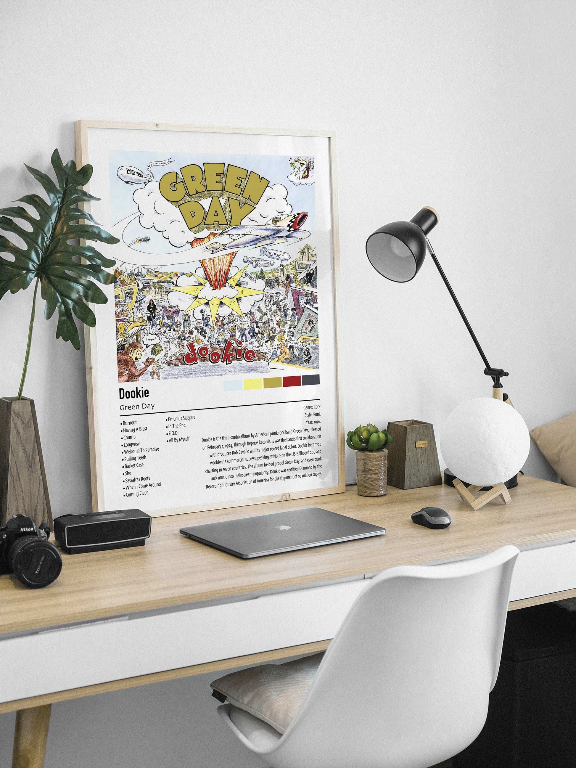 Green Day | Dookie | Custom Album Cover Poster Print