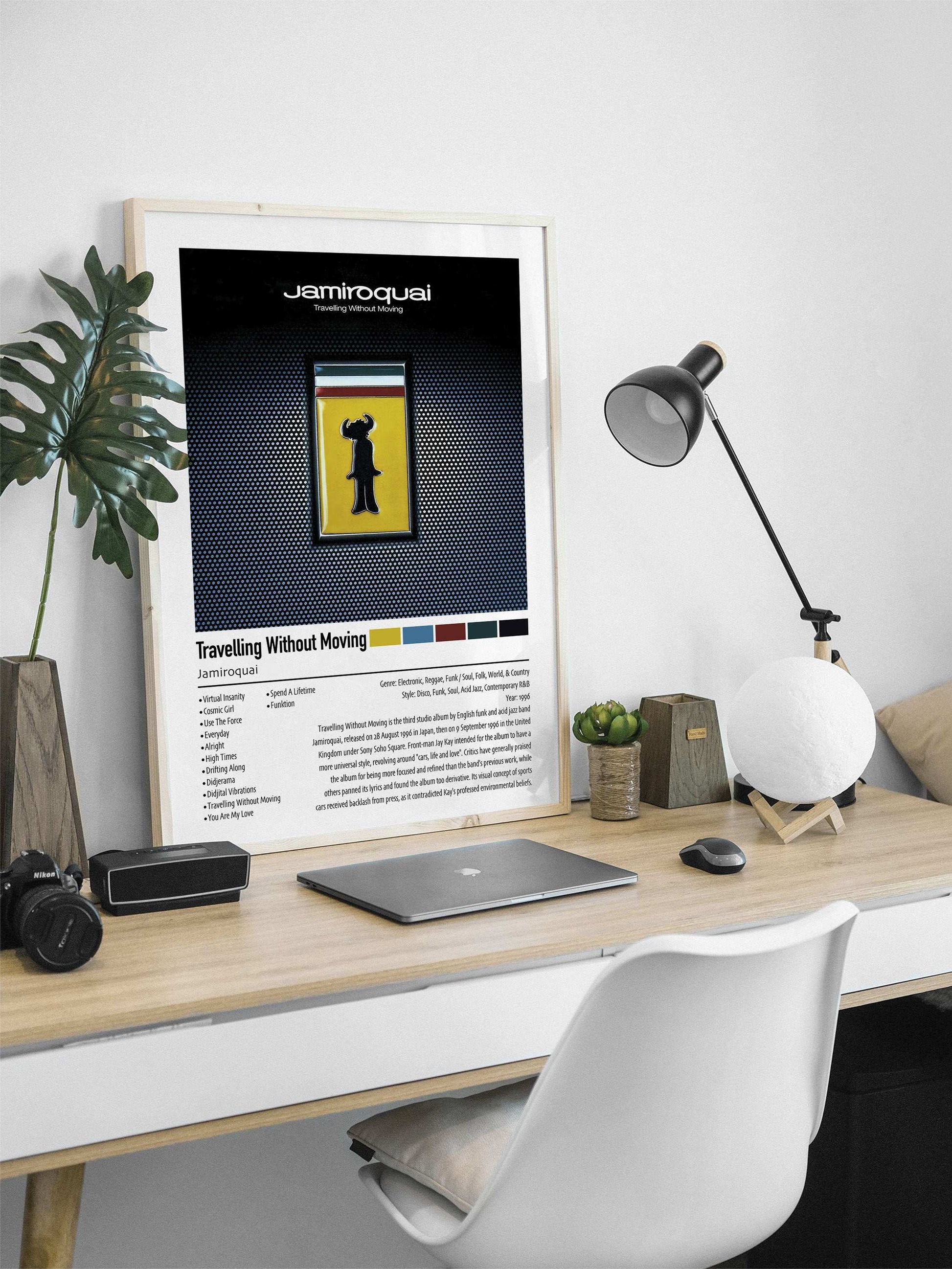 Jamiroquai | Travelling Without Moving | Custom Album Cover Poster Print