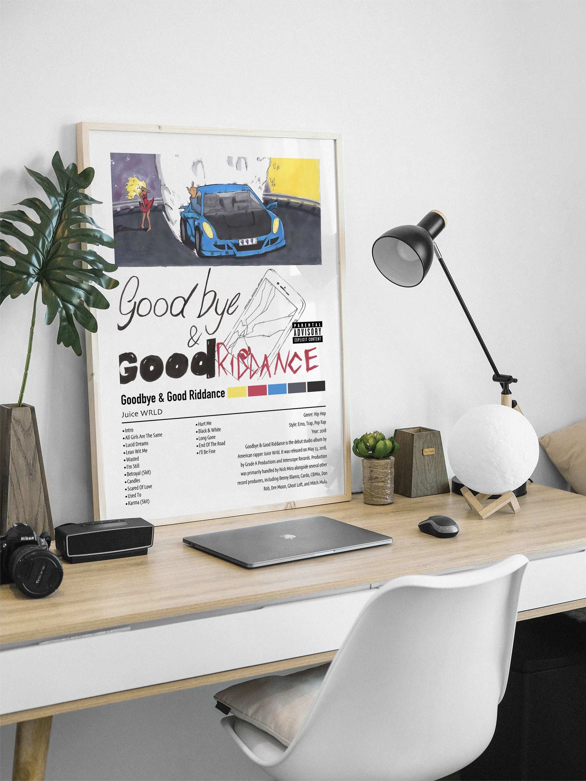 Juice WRLD | Goodbye & Good Riddance | Custom Album Cover Poster Print