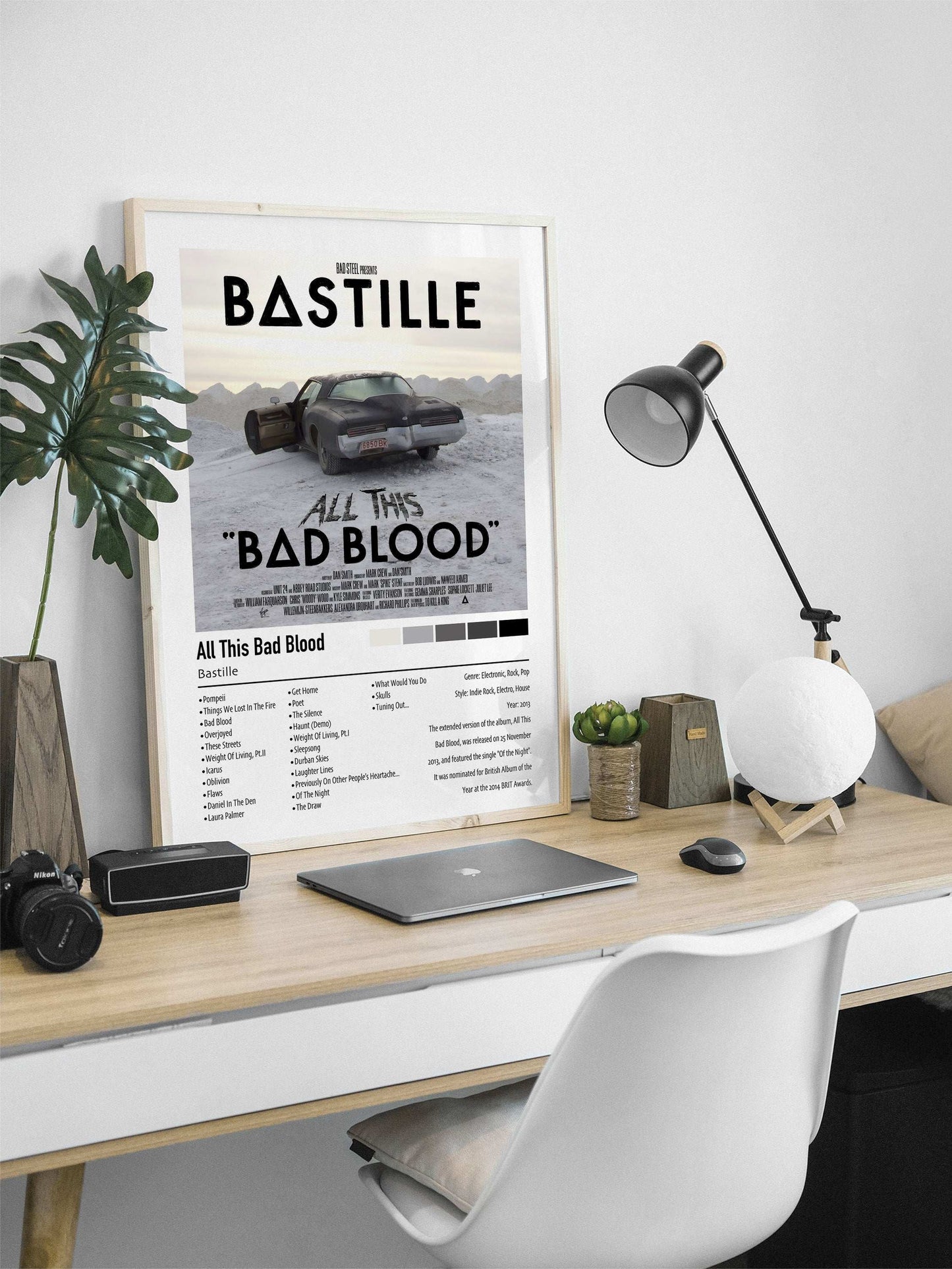 Bastille | All This Bad Blood | Custom Album Cover Poster Print