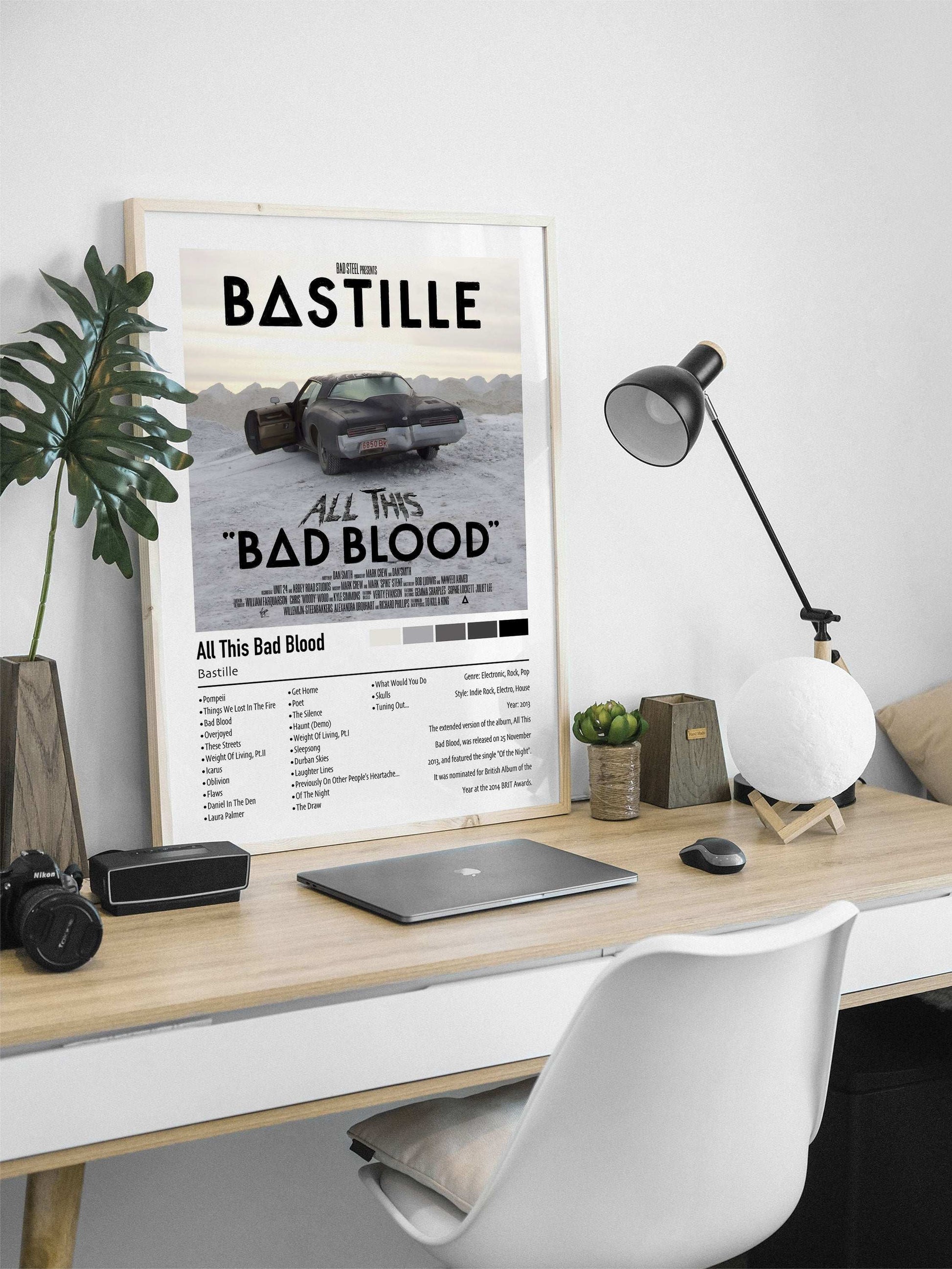 Bastille | All This Bad Blood | Custom Album Cover Poster Print