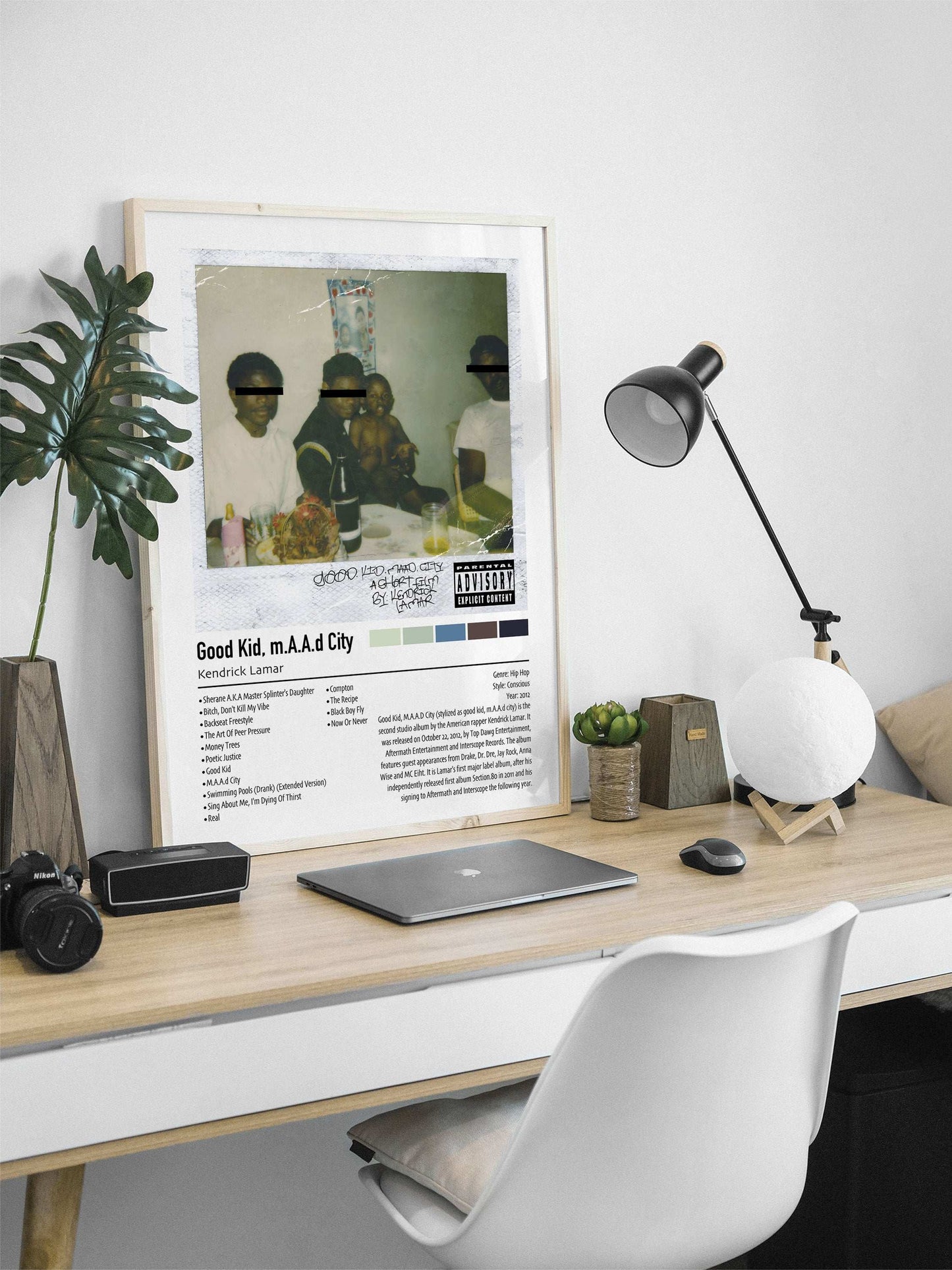 Kendrick Lamar | Good Kid, m.A.A.d City | Custom Album Cover Poster Print