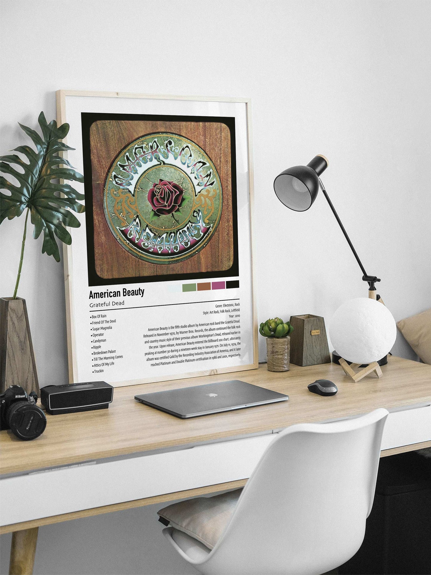 Grateful Dead | American Beauty | Custom Album Cover Poster Print