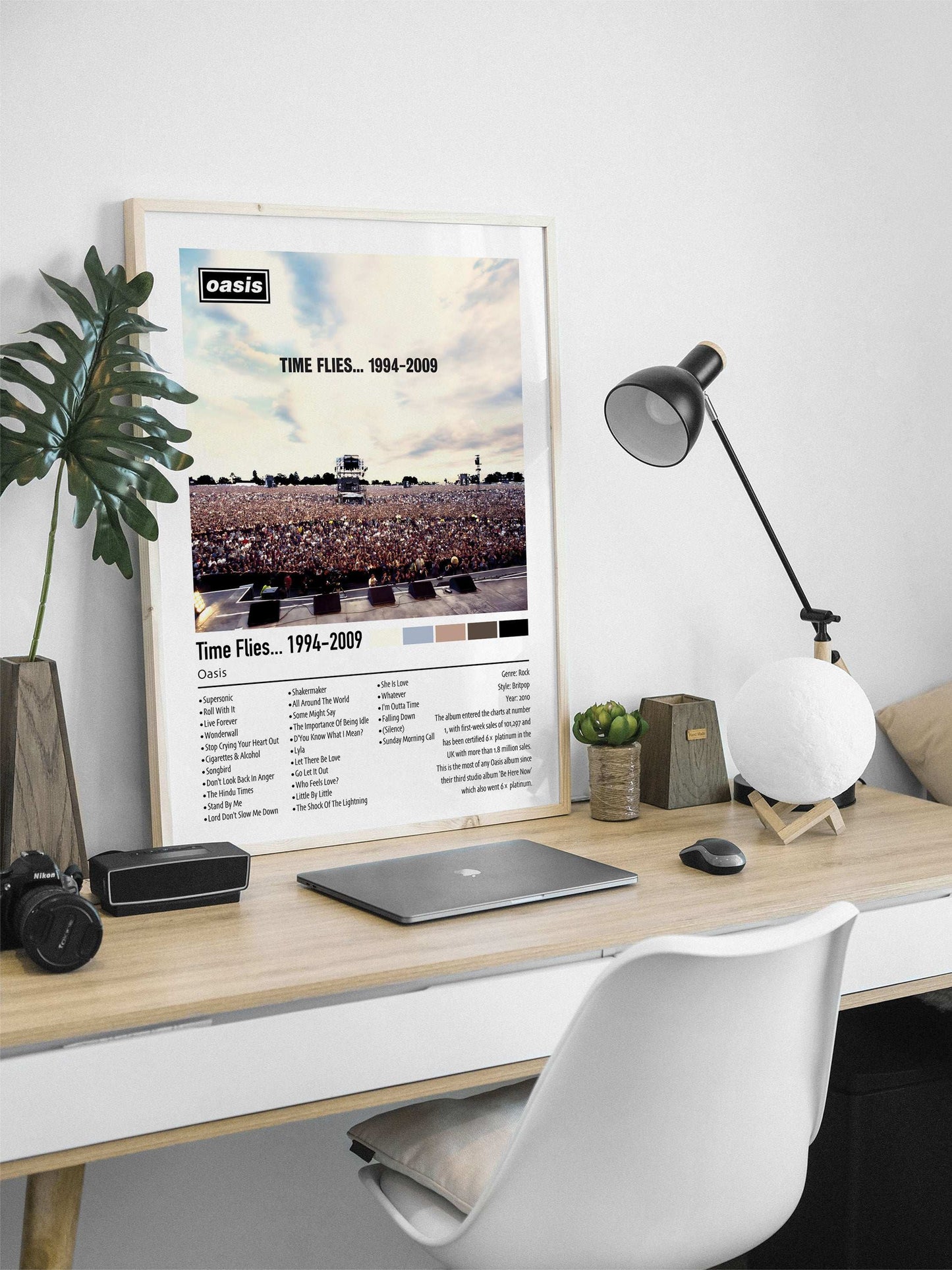 Oasis | Time Flies... 1994-2009 | Custom Album Cover Poster Print