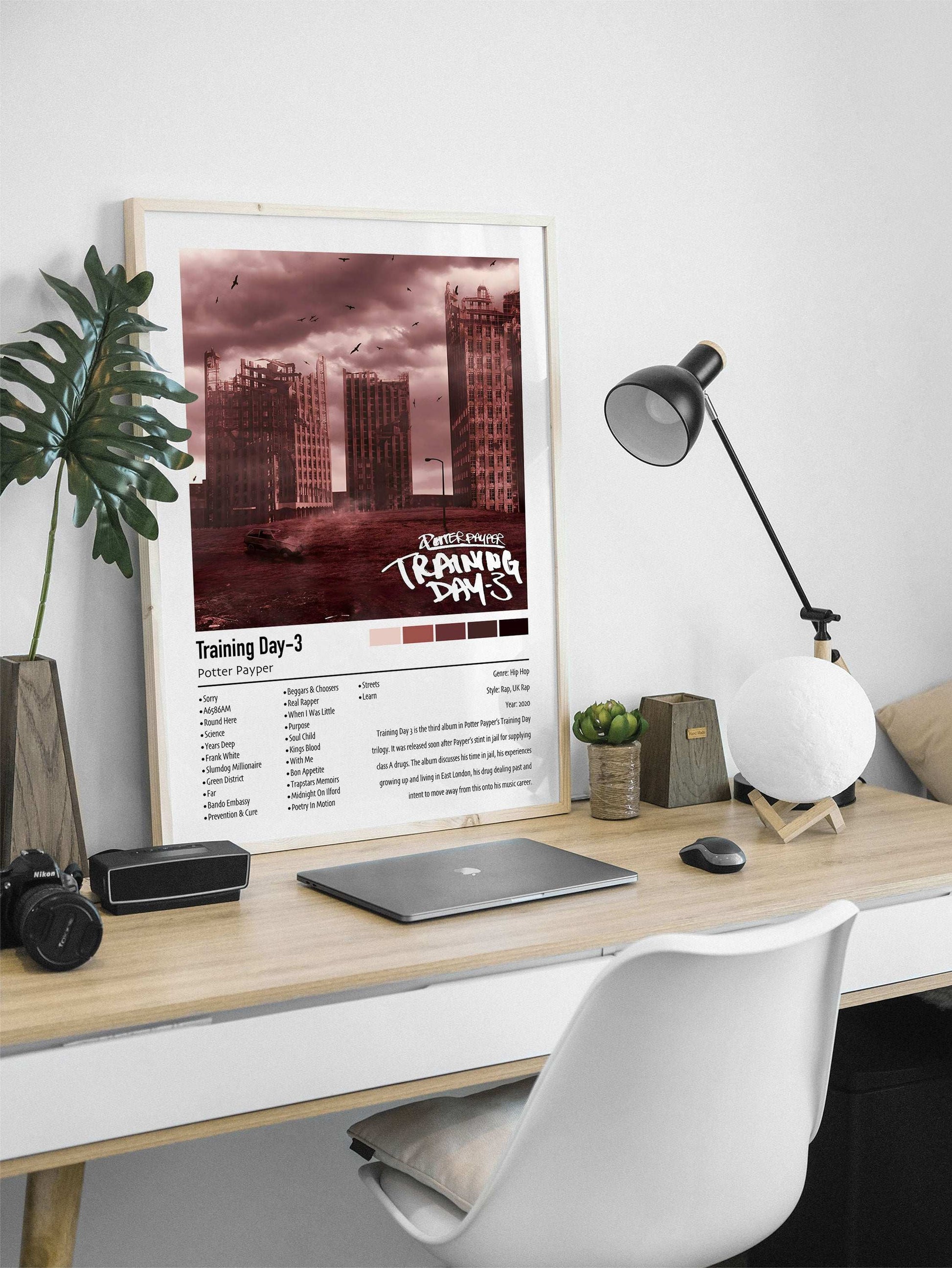 Potter Payper | Training Day-3 | Custom Album Cover Poster Print