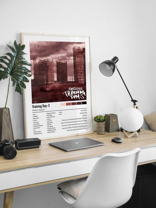 Potter Payper | Training Day-3 | Custom Album Cover Poster Print