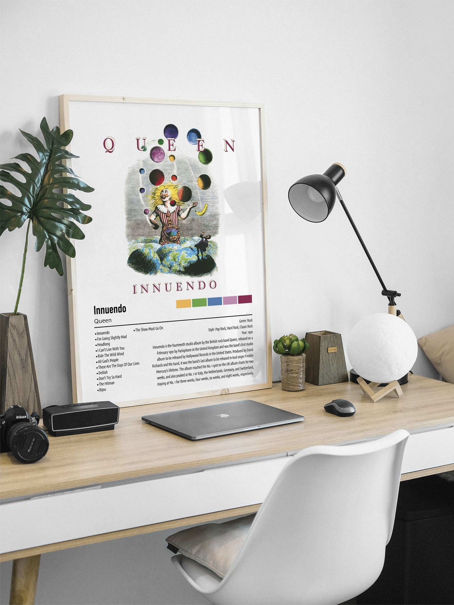 Queen | Innuendo | Custom Album Cover Poster Print