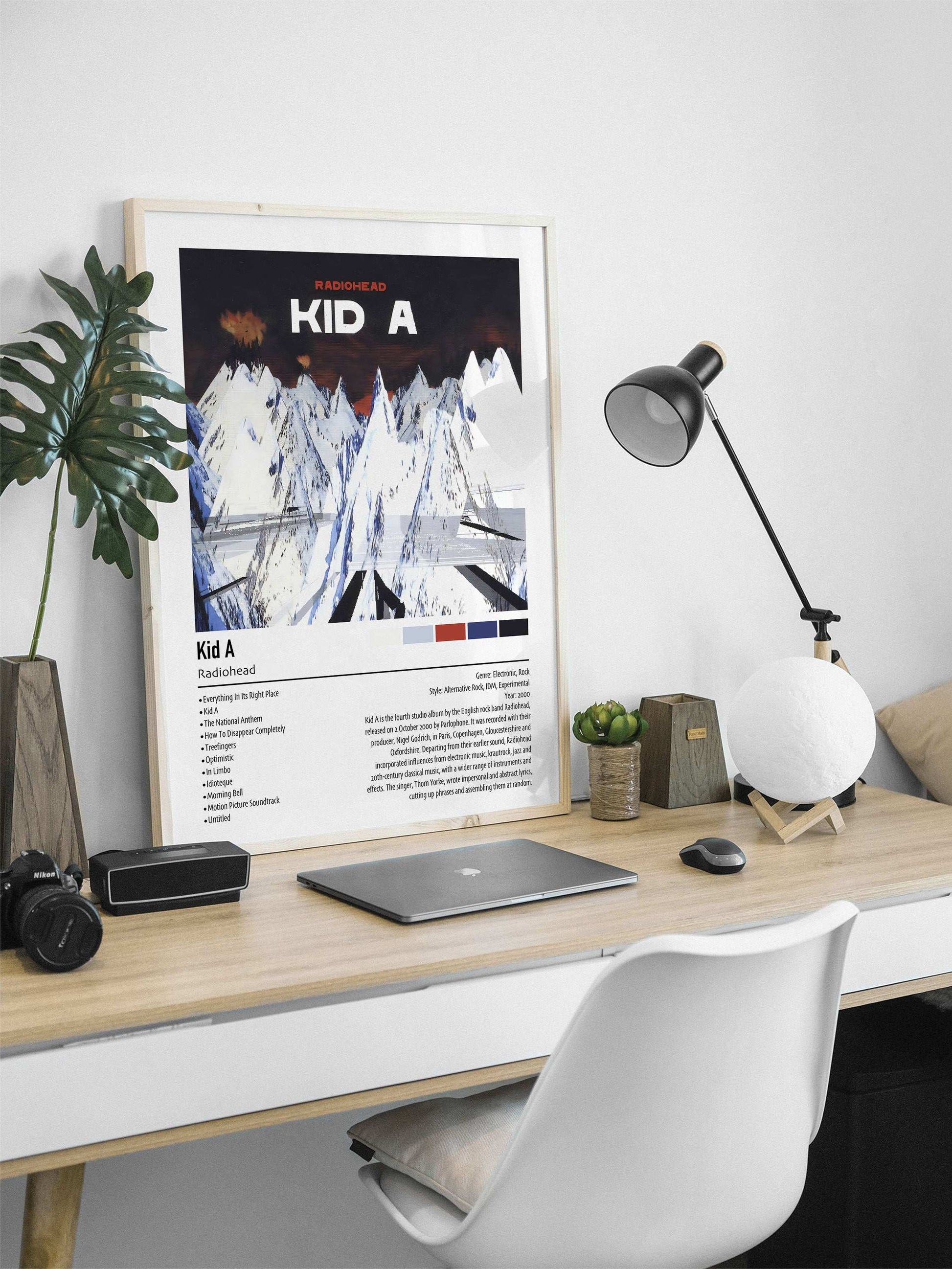 Radiohead | Kid A | Custom Album Cover Poster Print