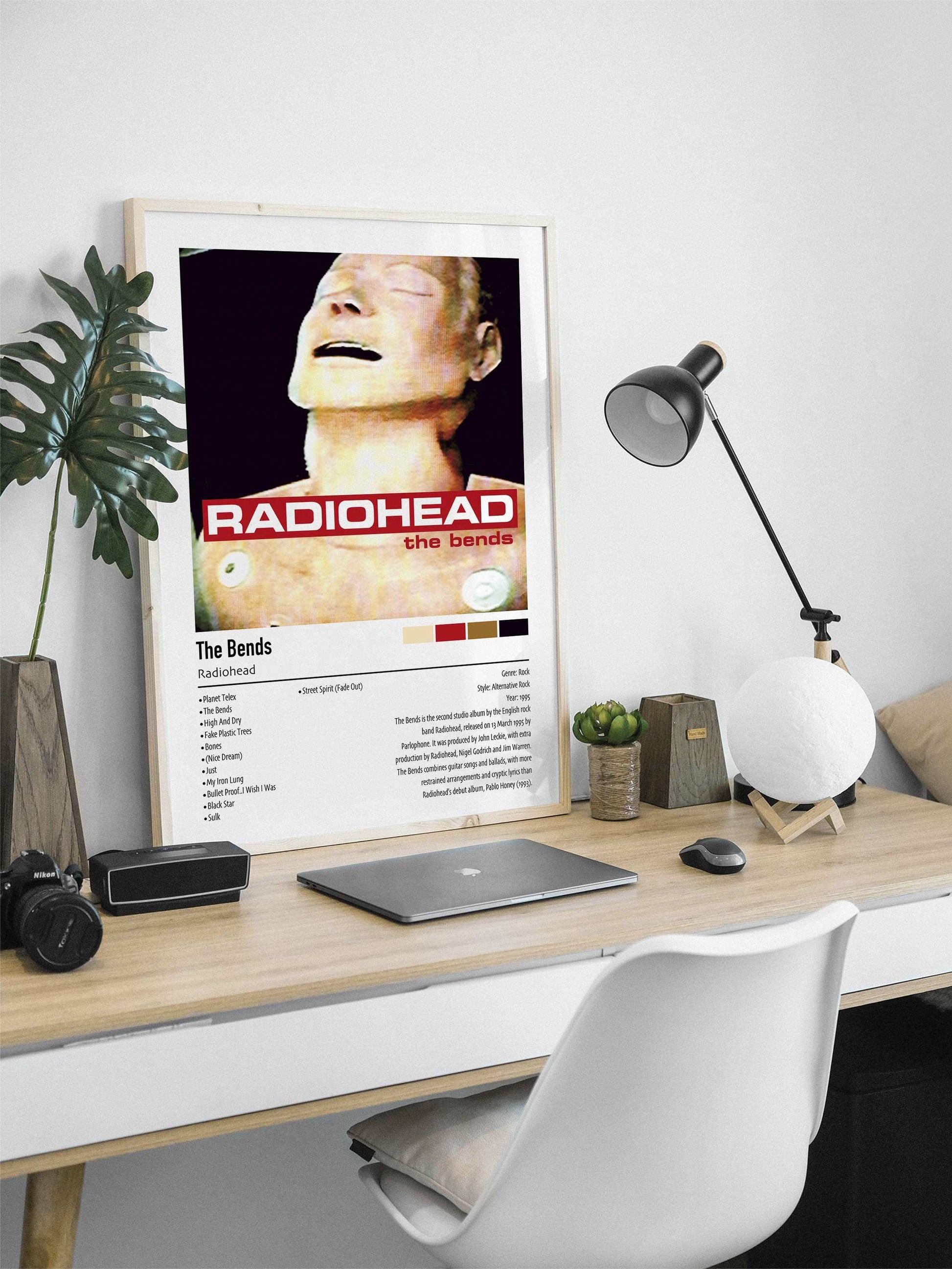 Radiohead | The Bends | Custom Album Cover Poster Print