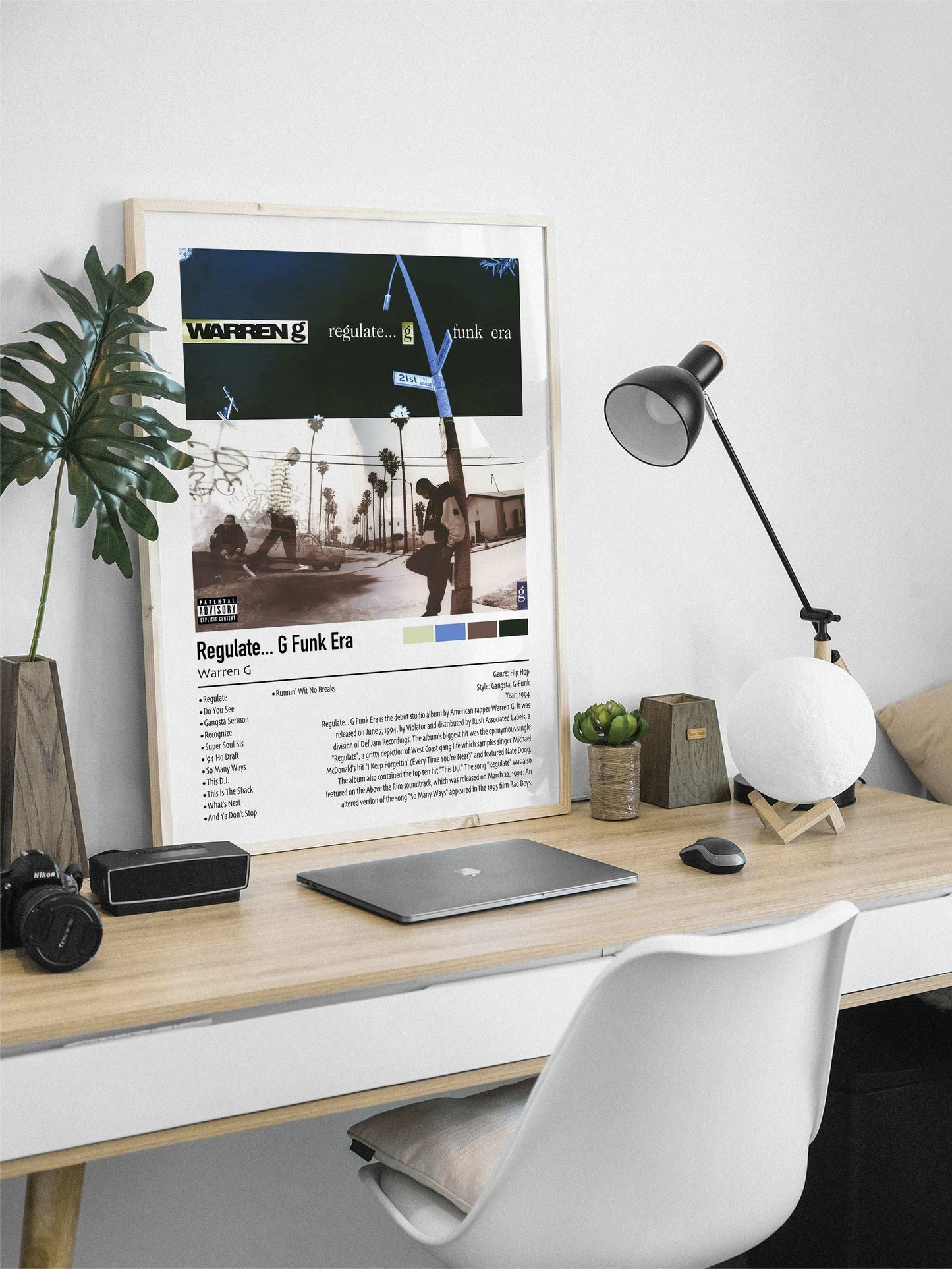 Warren G | Regulate... G Funk Era | Custom Album Cover Poster Print