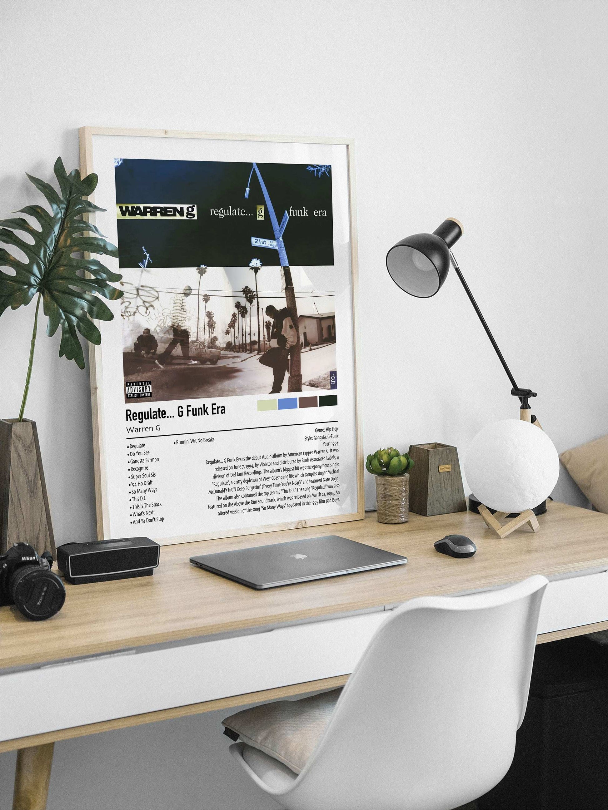 Warren G | Regulate... G Funk Era | Custom Album Cover Poster Print