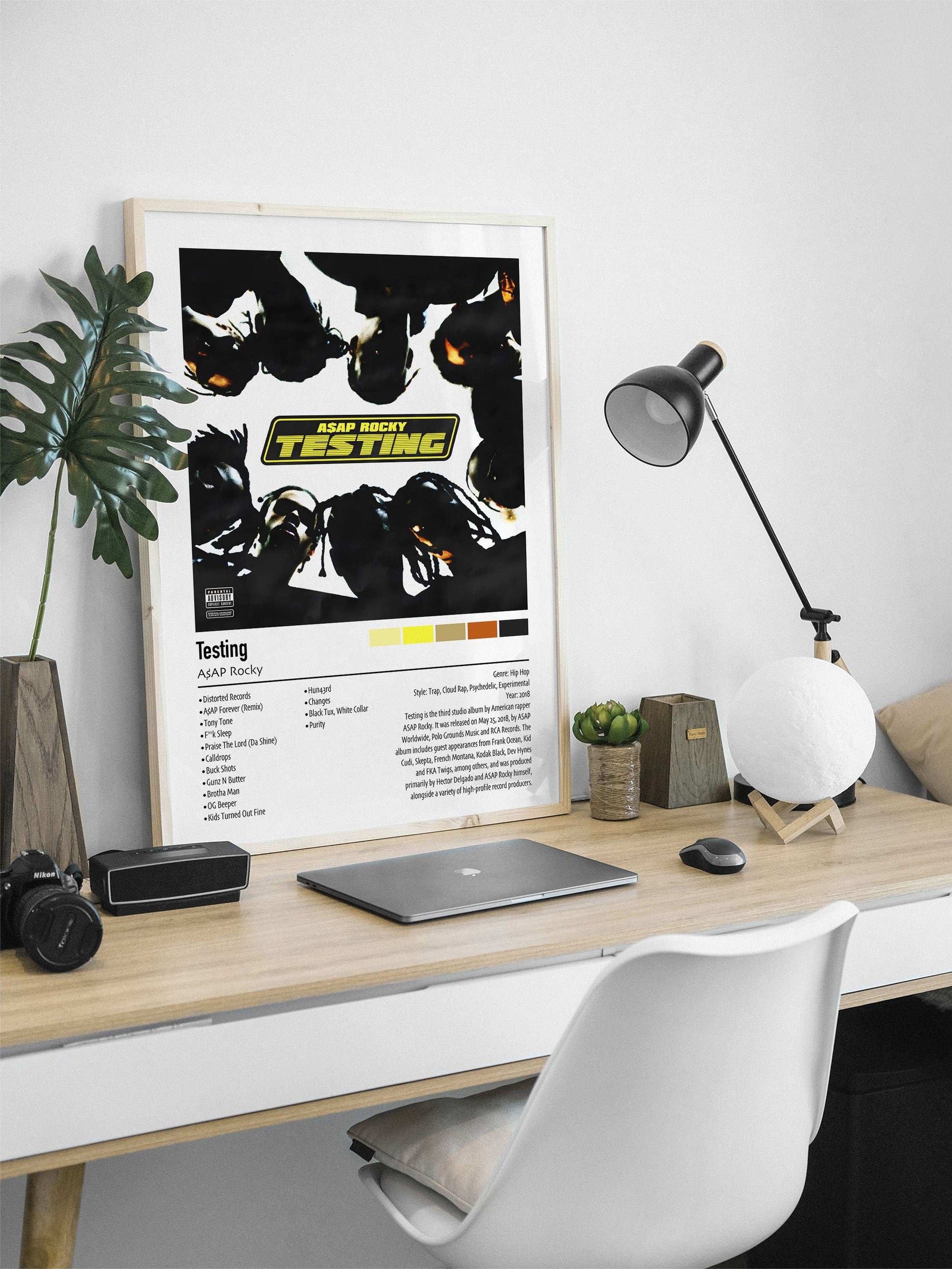 A$AP Rocky | Testing| Custom Album Cover Poster Print