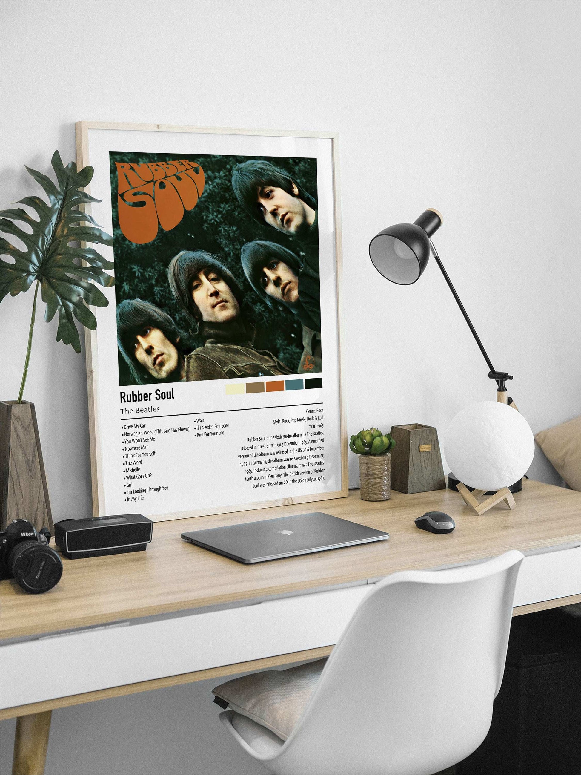 The Beatles | Rubber Soul | Custom Album Cover Poster Print