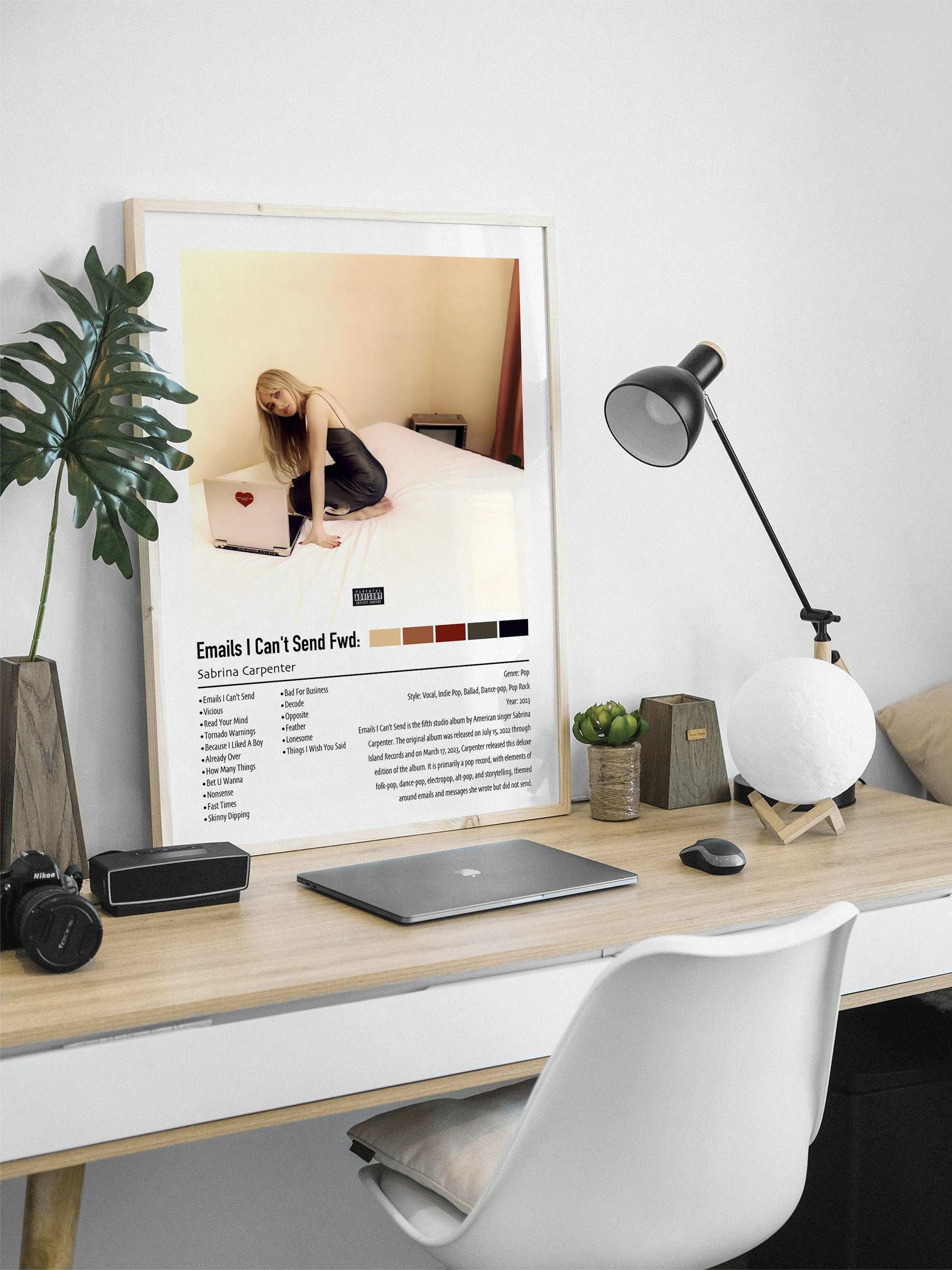 Sabrina Carpenter | Emails I Can't Send Fwd: | Custom Album Cover Poster Print